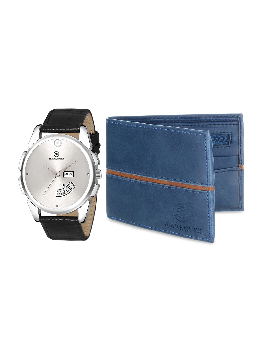 

MARKQUES Men Black Solid Accessory Gift Set STV-770901 EGO-05