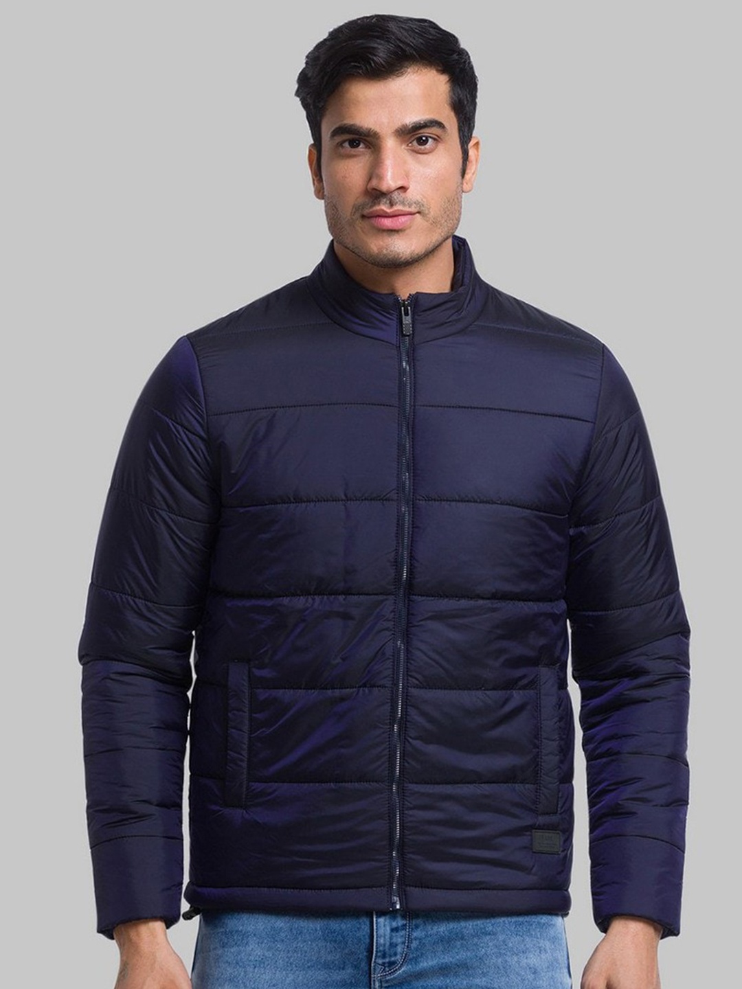 

Parx Men Blue Padded Jacket