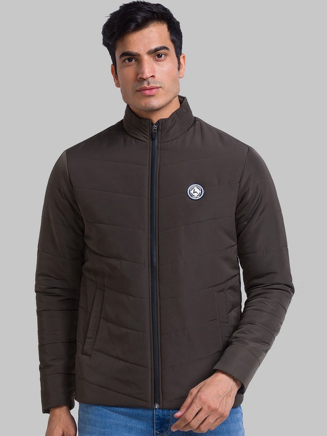 

Parx Men Brown Puffer Jacket
