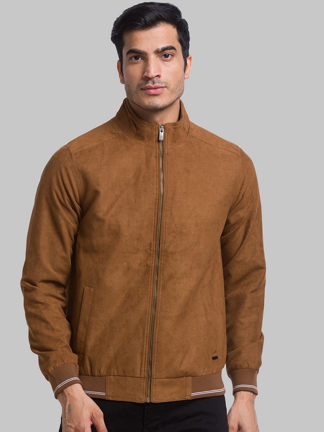 

Parx Men Brown Bomber Jacket