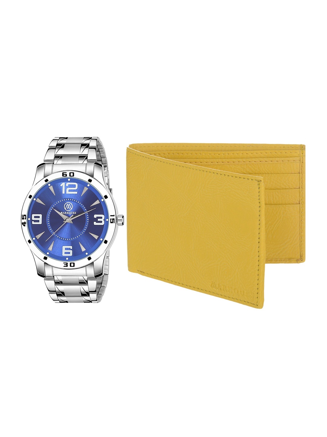 

MARKQUES Men Yellow Solid Accessory Gift Set BON-770509-CL-4411