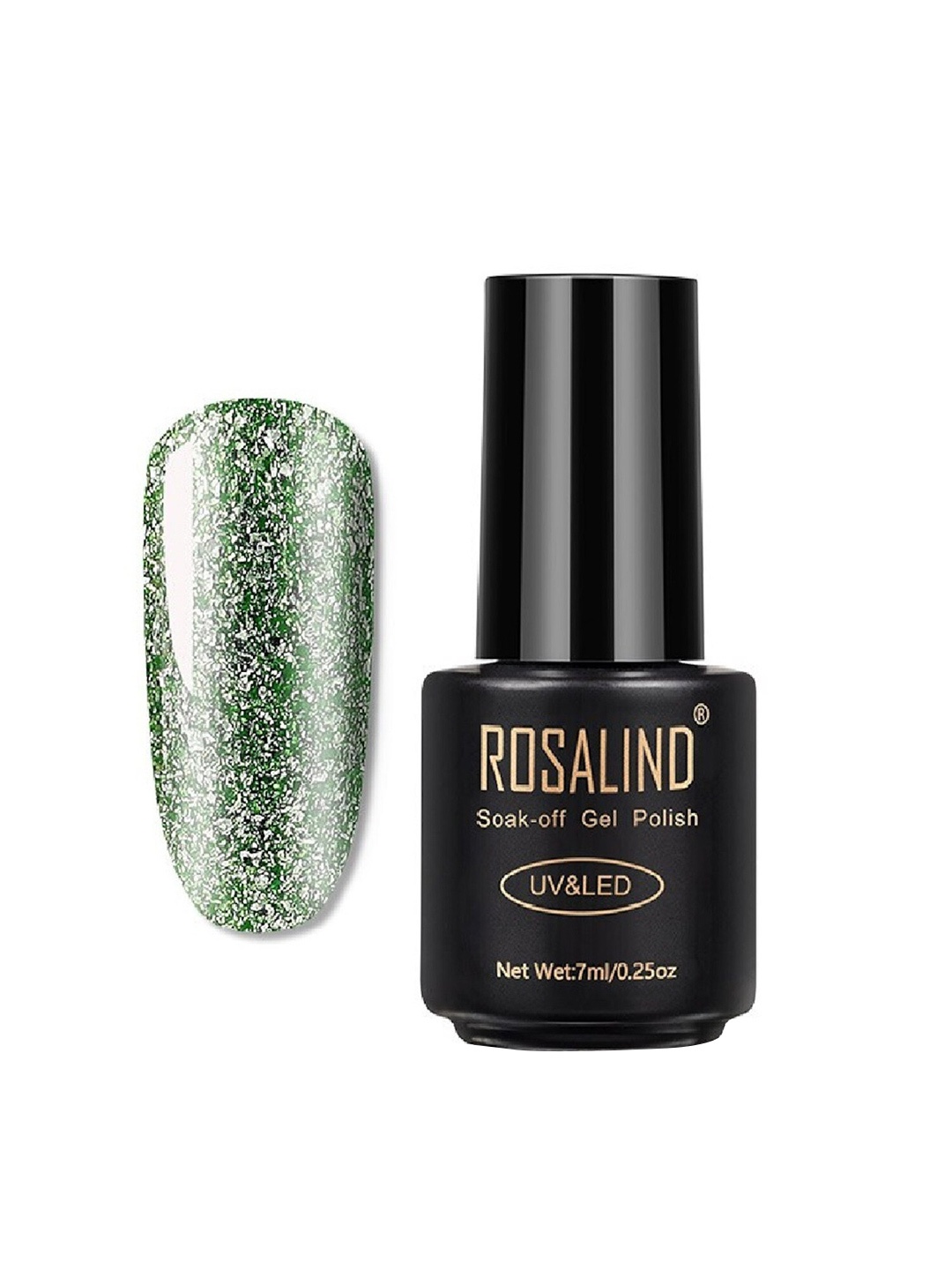 

ROSALIND UV & LED Soak-Off Long-Lasting Gel Nail Polish 7 ml - Shade-A392, Green