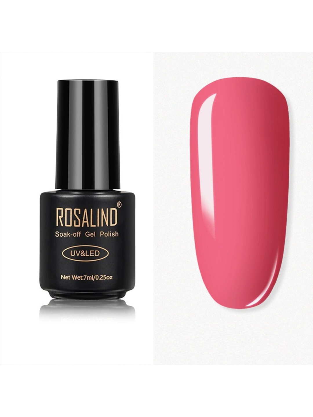 

ROSALIND Soak Off UV & LED Gel Nail Polish 7ml - Shade 2456, Pink