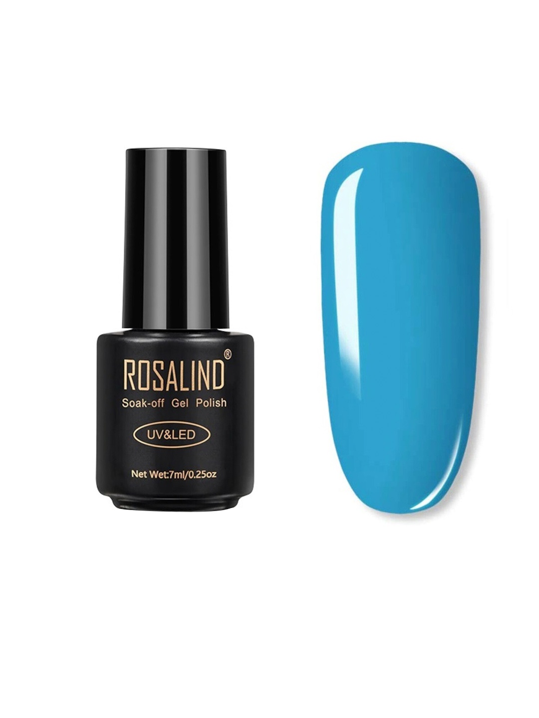 

ROSALIND UV & LED Soak-Off Long-Lasting Gel Nail Polish 7 ml - Shade-54, Blue