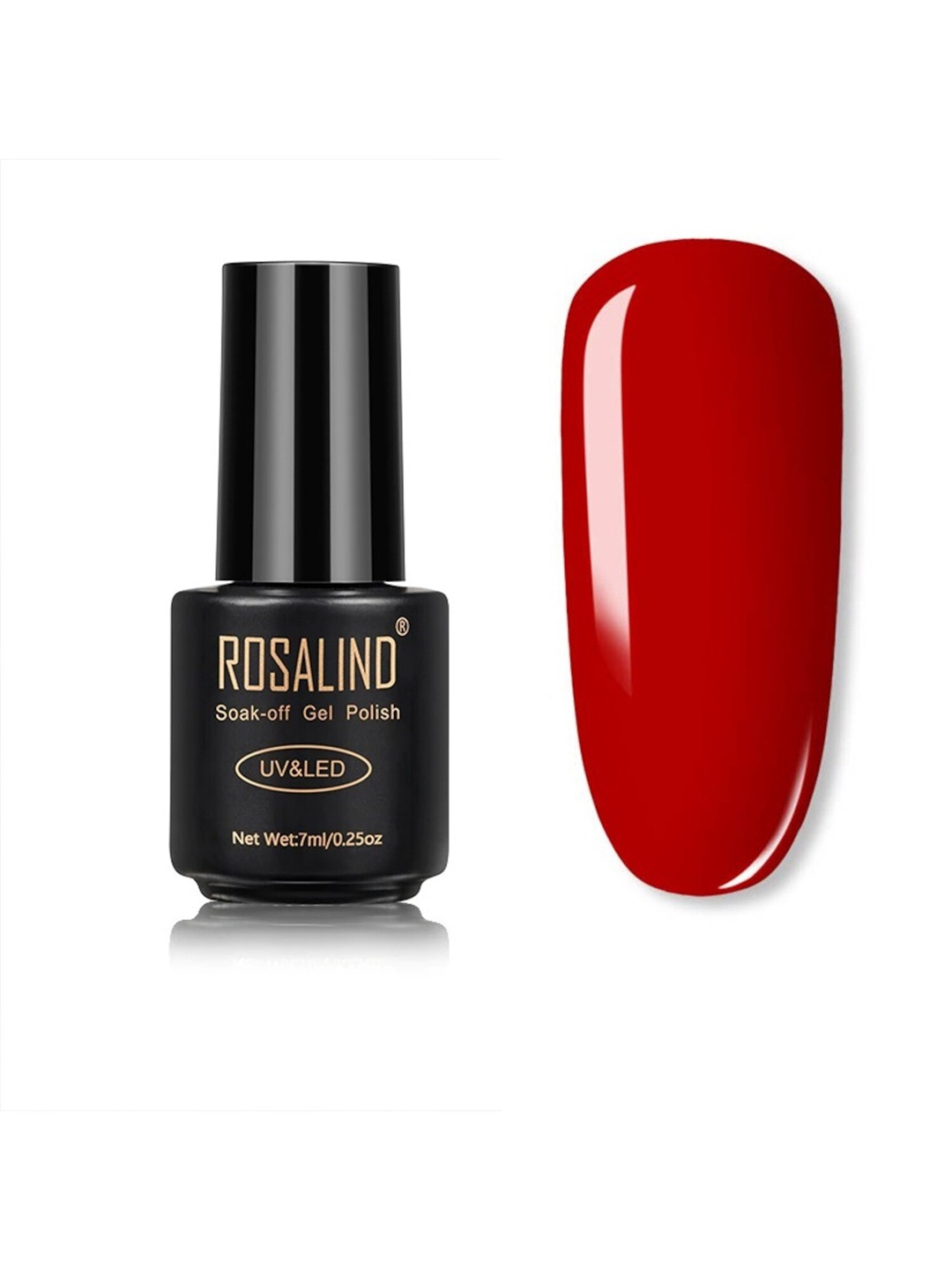 

ROSALIND Soak Off UV & LED Gel Nail Polish 7ml - Shade 10, Red