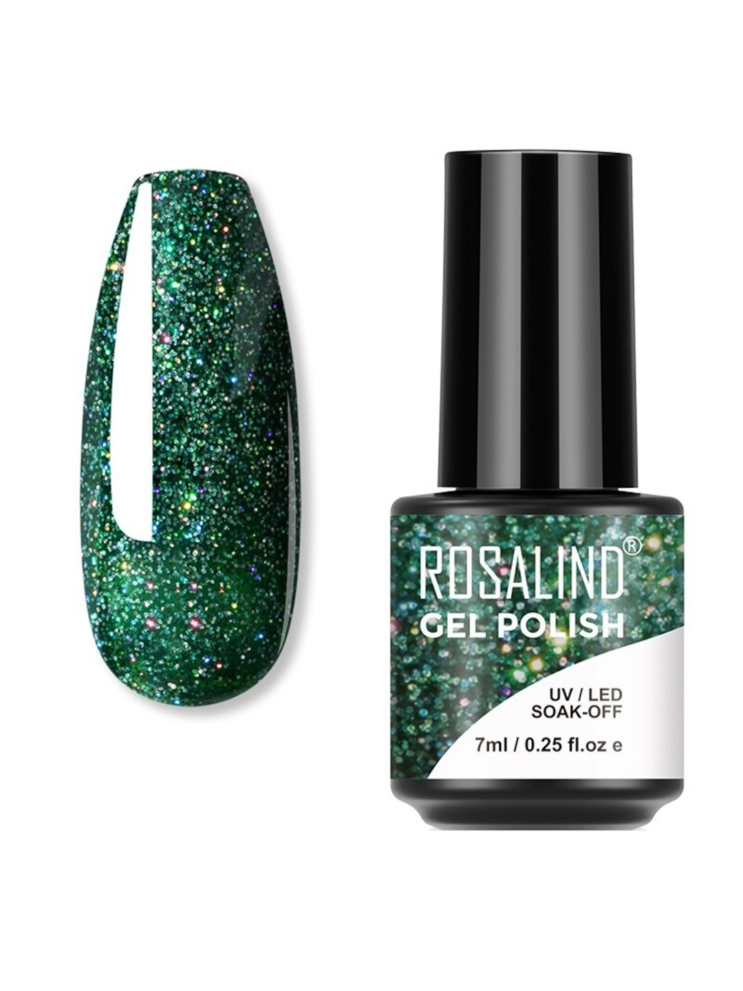 

ROSALIND UV & LED Soak-Off Long-Lasting Gel Nail Polish 7 ml - Shade-S069, Green