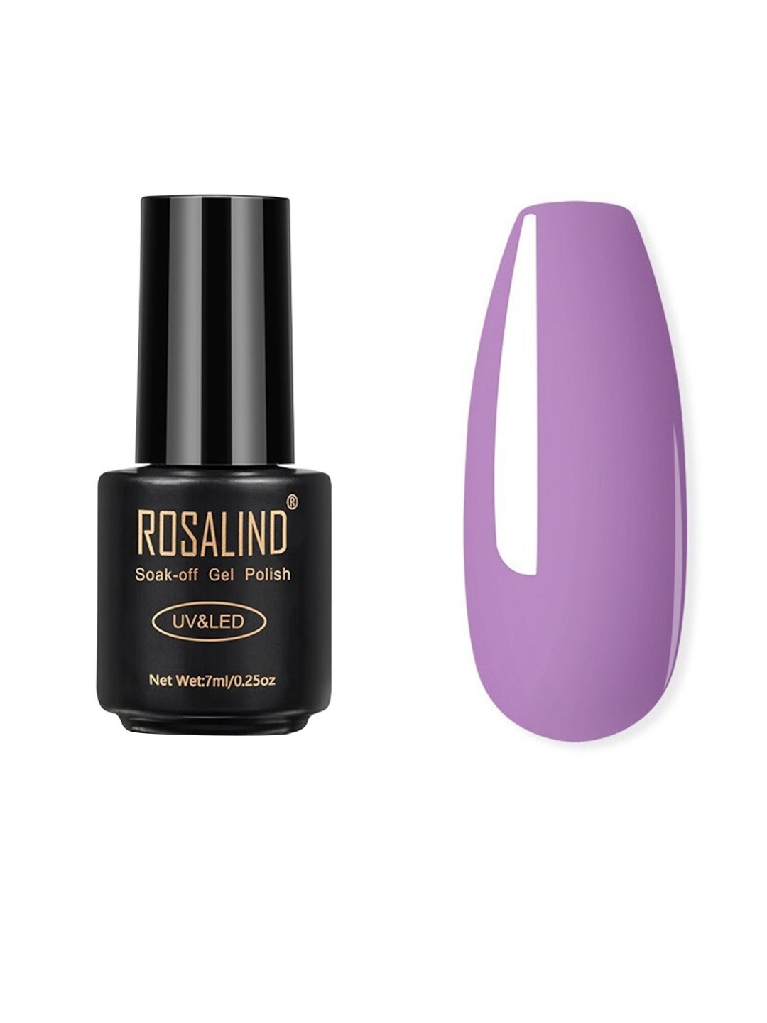 

ROSALIND UV & LED Soak-Off Long-Lasting Gel Nail Polish 7 ml - Shade-1410, Purple