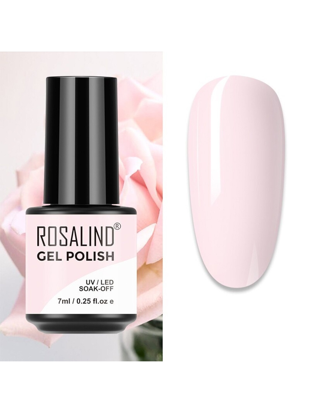 

ROSALIND UV & LED Soak-Off Long-Lasting Gel Nail Polish 7 ml - Shade-S057, Peach