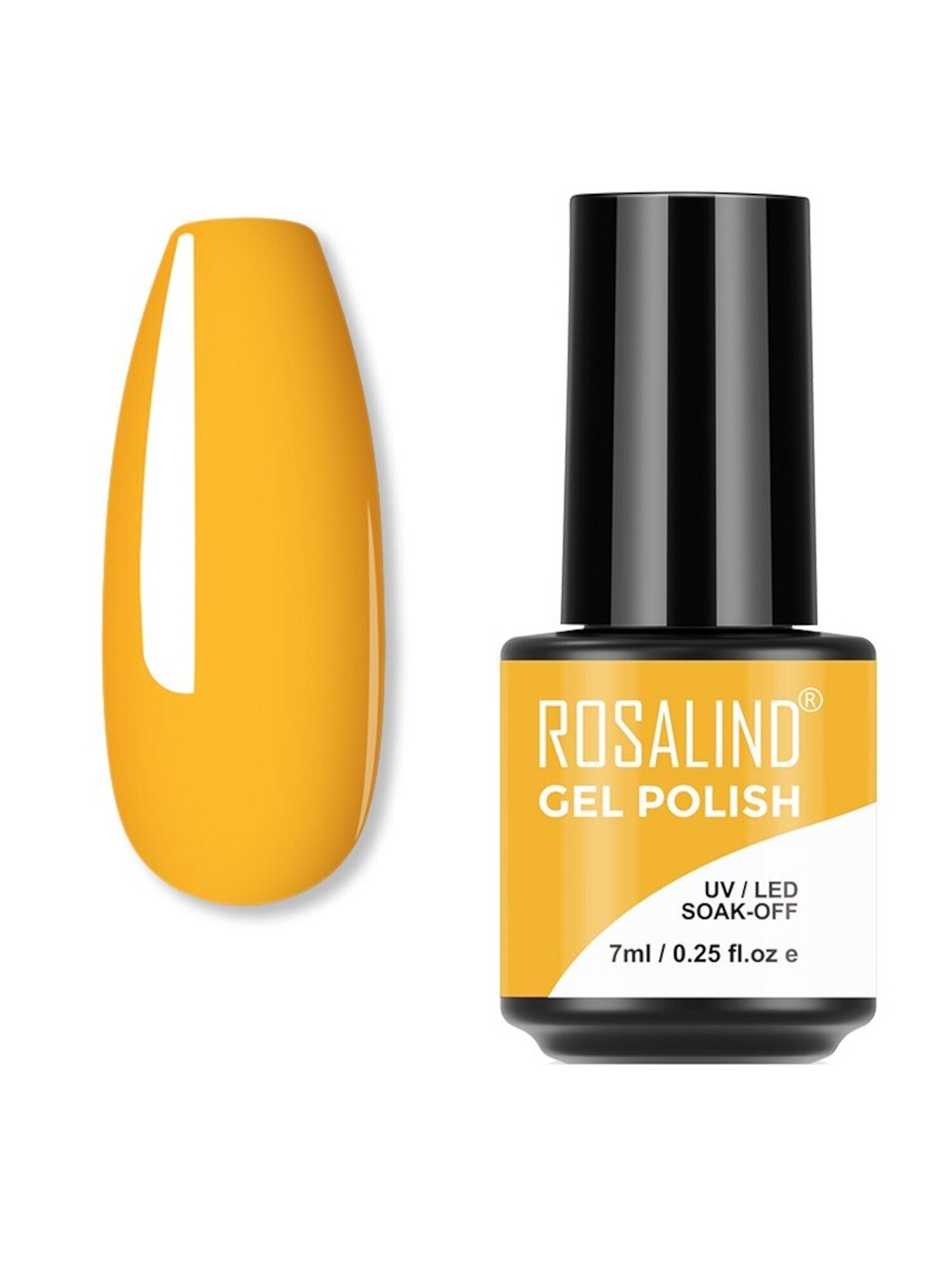 

ROSALIND UV & LED Soak-Off Long-Lasting Gel Nail Polish 7 ml - Shade-S054, Mustard