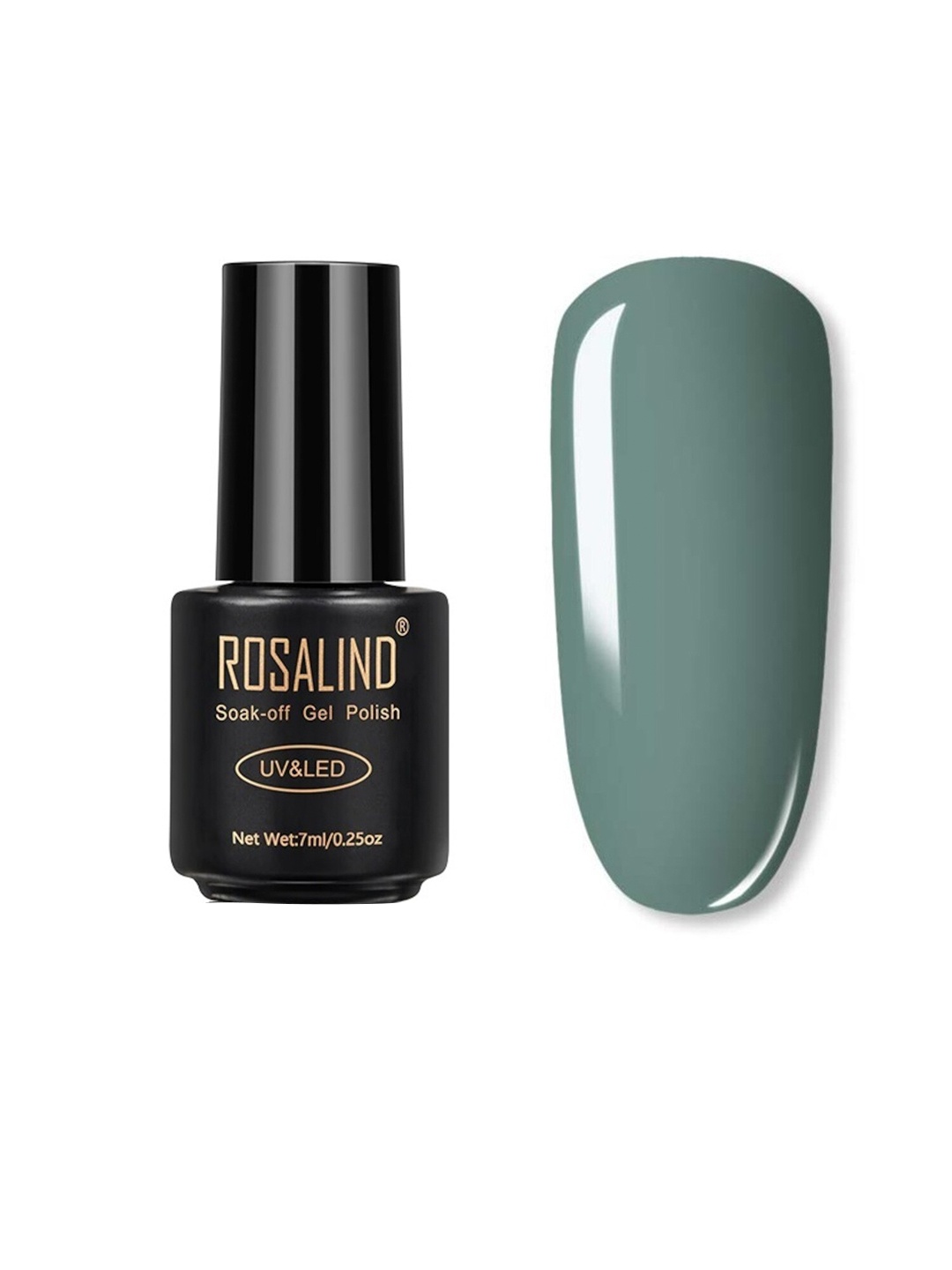 

ROSALIND UV & LED Soak-Off Long-Lasting Gel Nail Polish 7 ml - Shade-20, Green