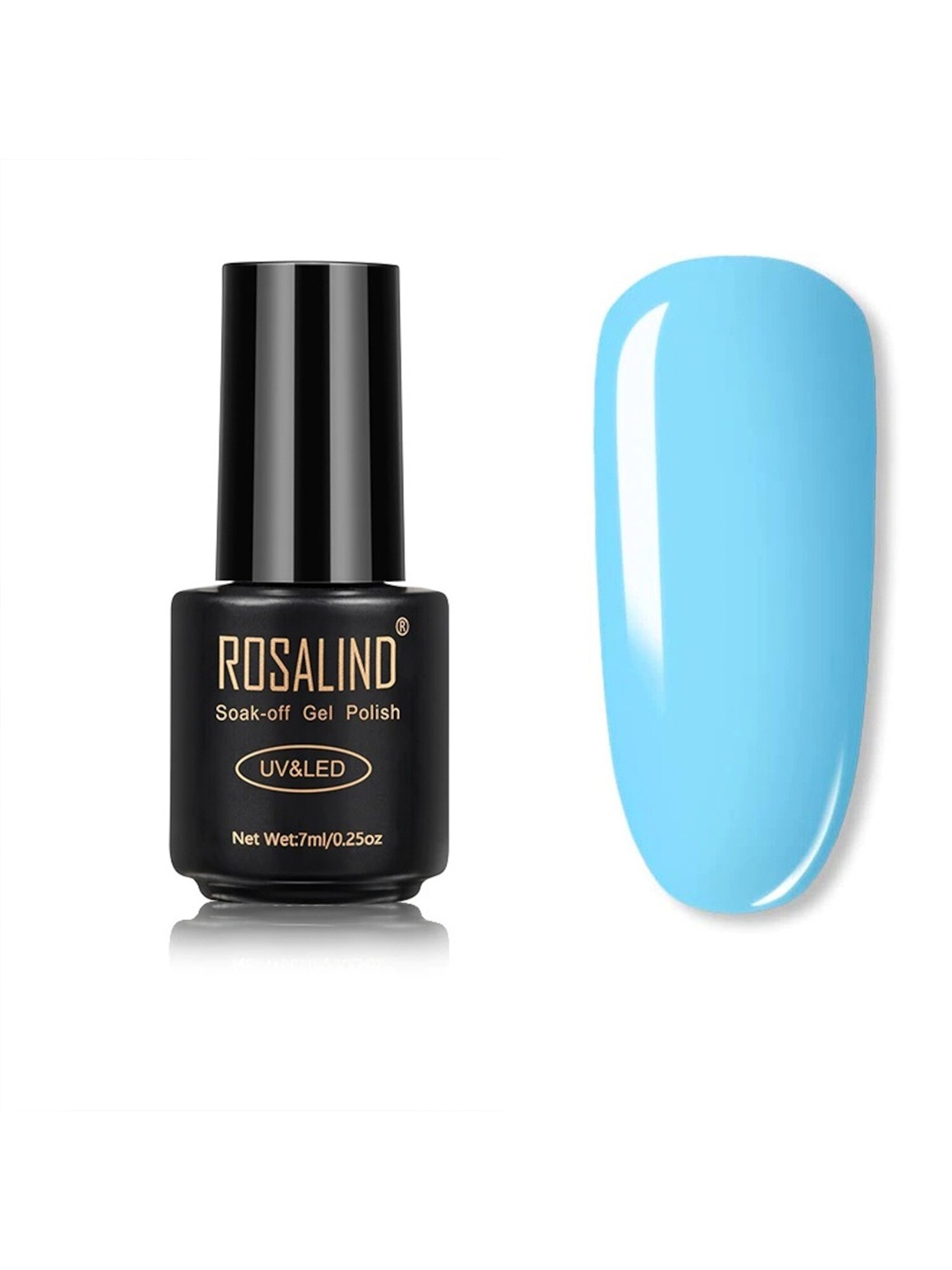 

ROSALIND UV & LED Soak-Off Long-Lasting Gel Nail Polish 7 ml - Shade-55, Blue