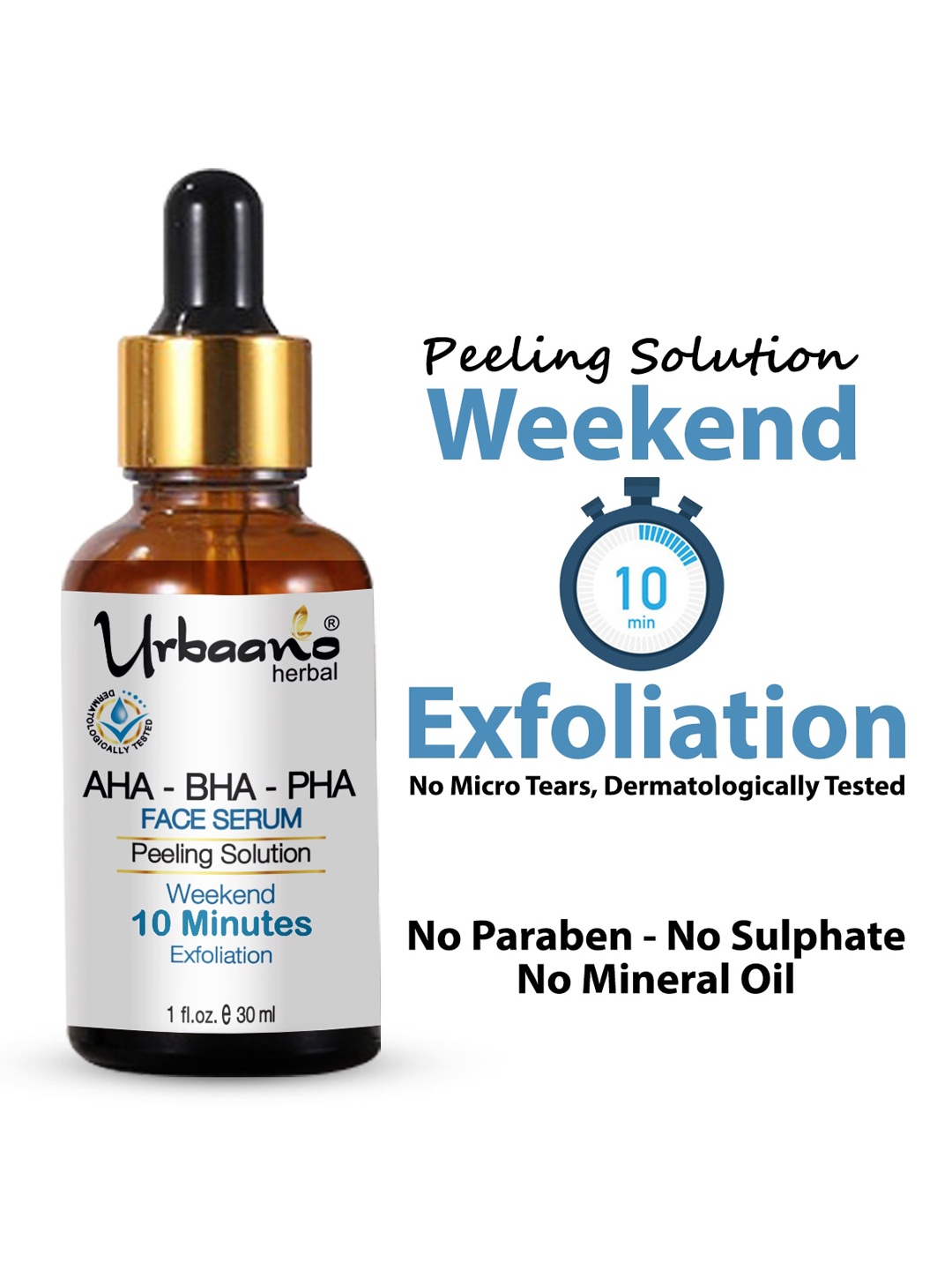 

Urbaano Herbal Peeling Serum & Vit C Day Cream Combo, Transparent