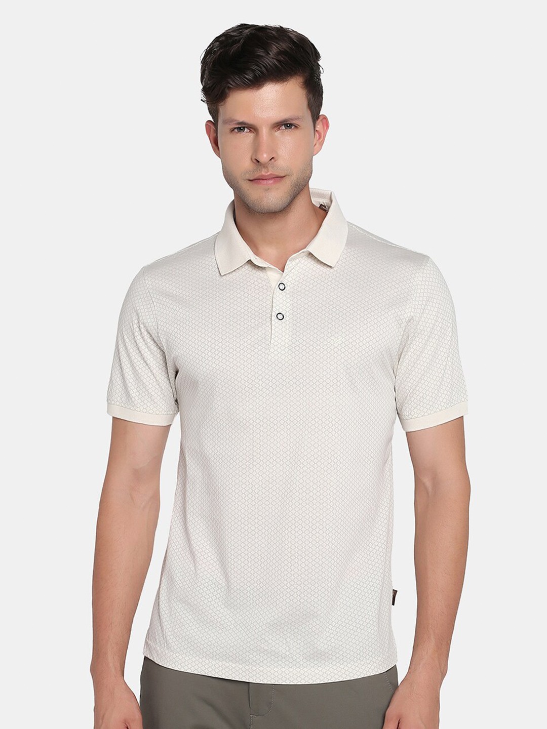 

Blackberrys Men Mercerized Polo Tshirt, White