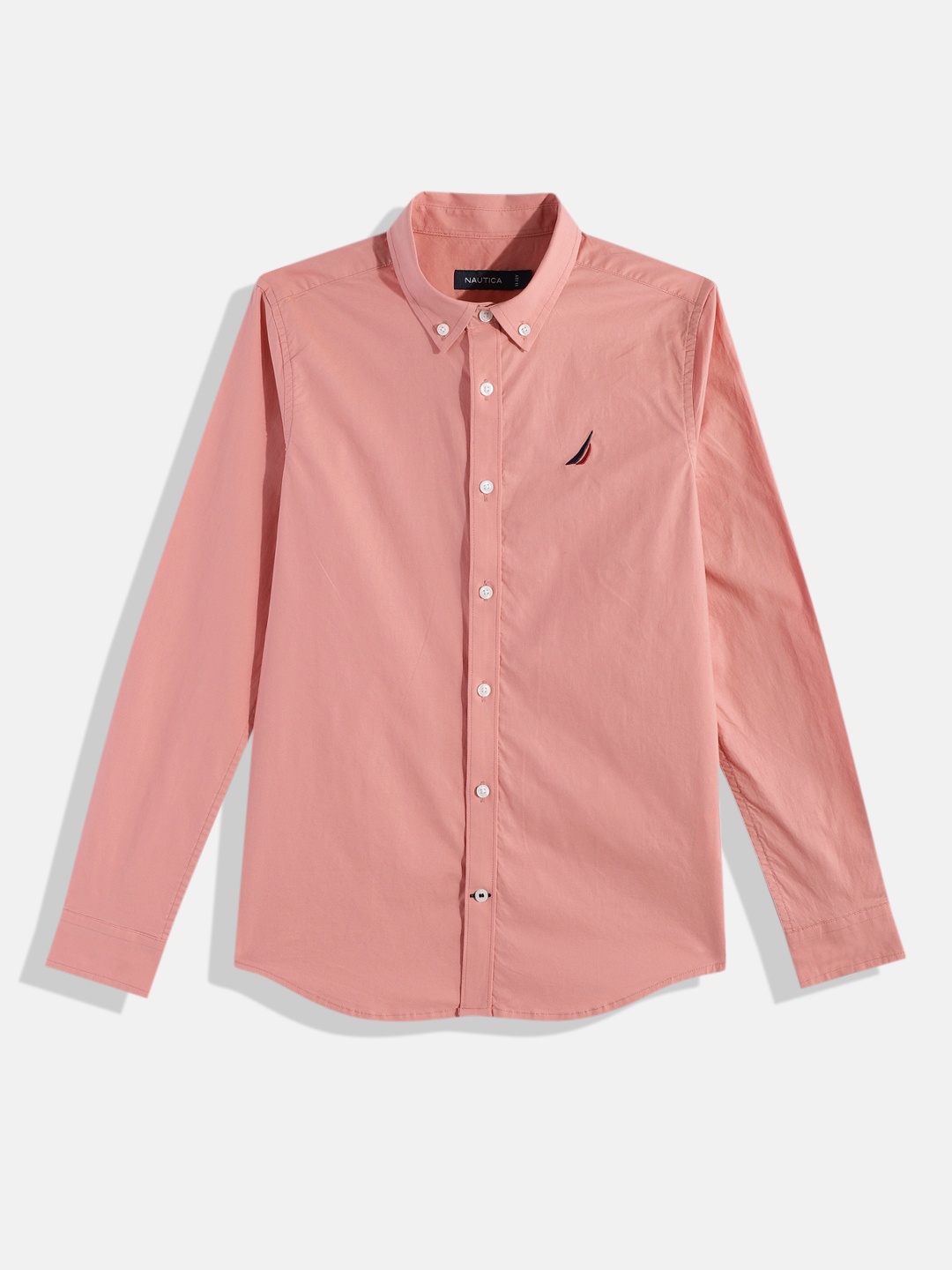 

Nautica Boys Printed Casual Shirt, Pink