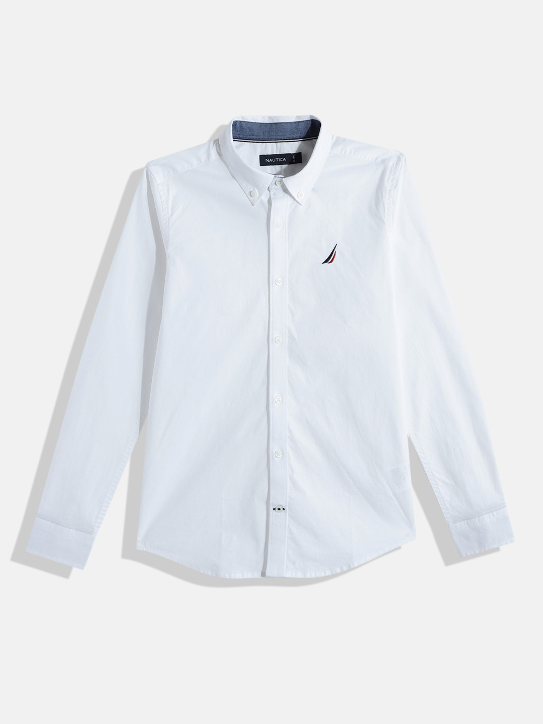 

Nautica Boys White Casual Shirt