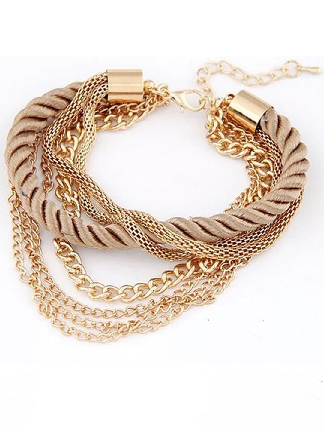 

Vembley Women Gold-Plated Multi Layer Charm Bracelet