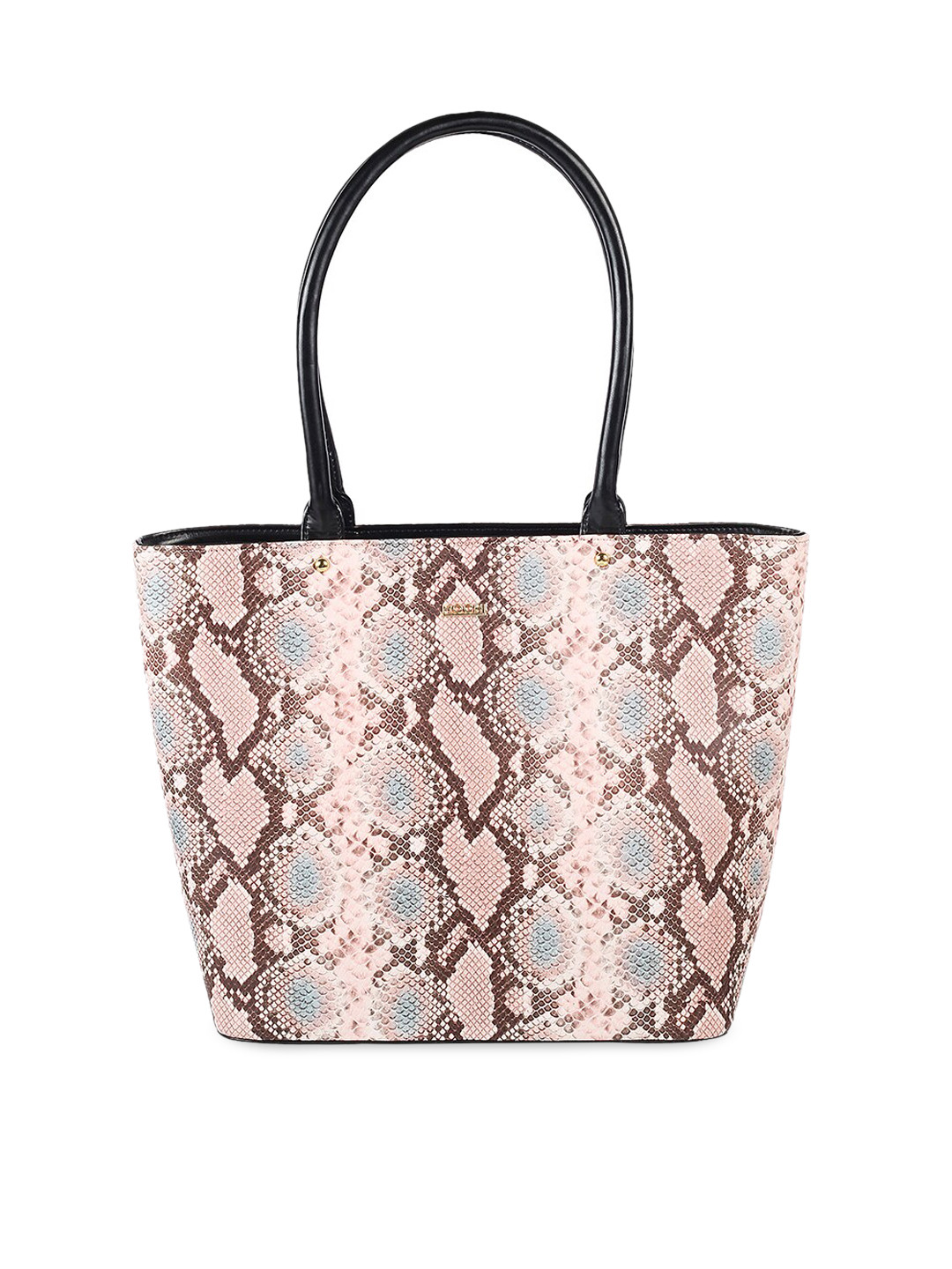 

Mochi Women's Pink Animal Printed PU Structured Shoulder Bag