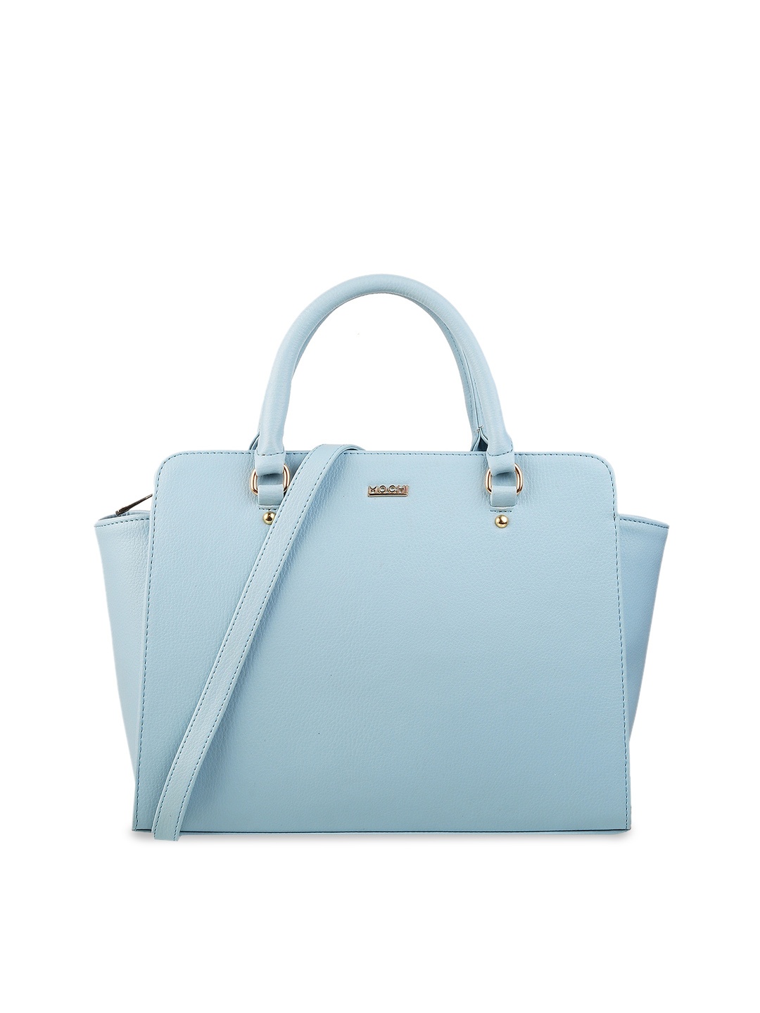 

Mochi Blue PU Structured Handheld Bag