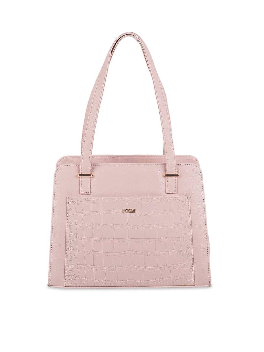 

Mochi Pink Textured PU Structured Satchel