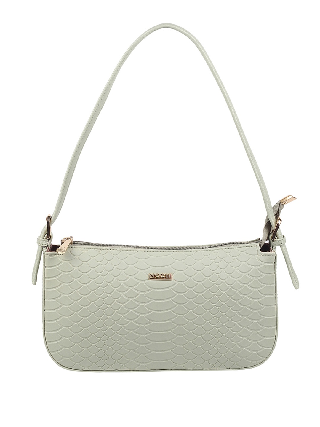 

Mochi Green Textured PU Shopper Shoulder Bag with Quilted