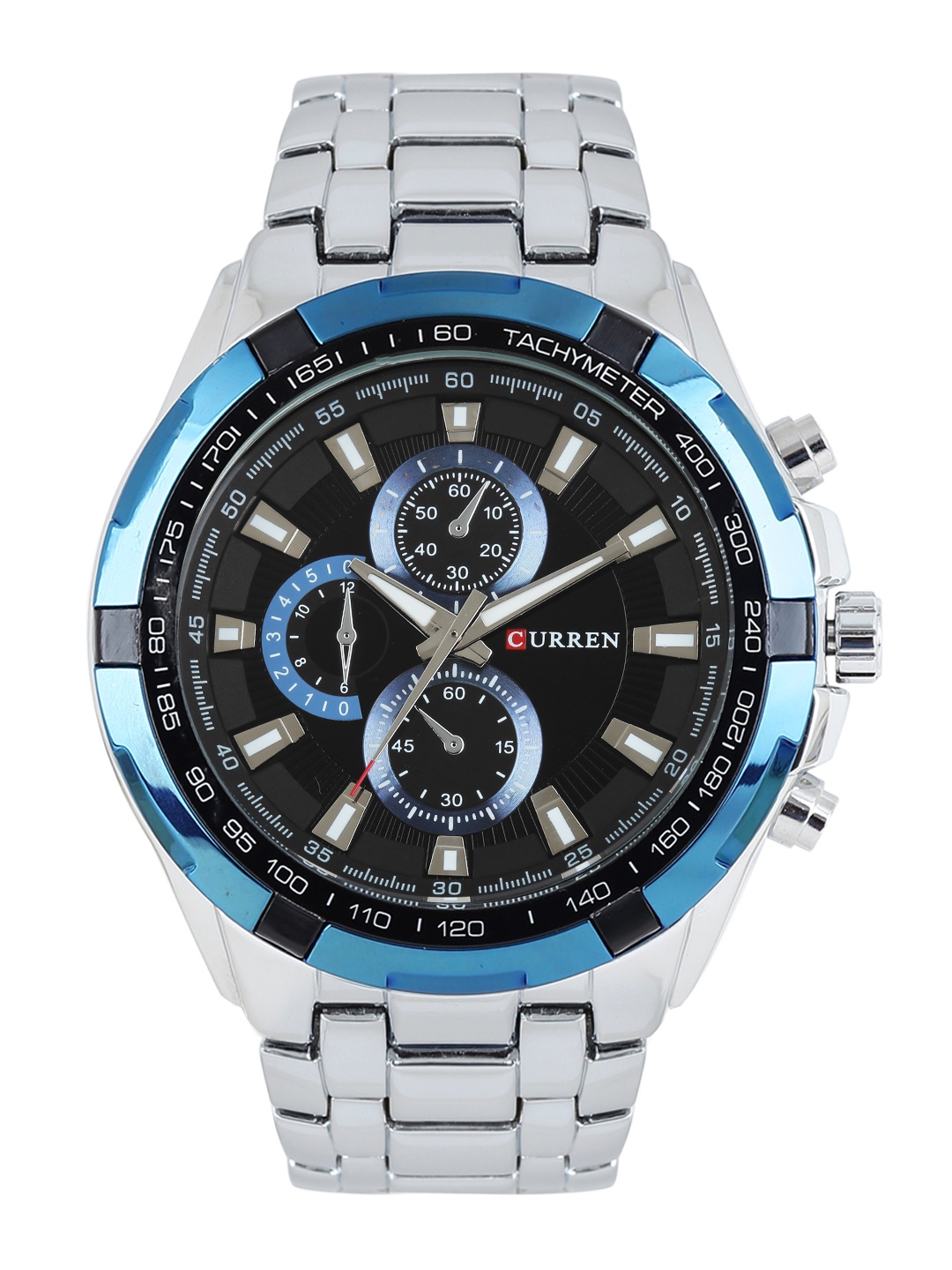 

Curren Men Black & Grey Analogue Watch CUR025
