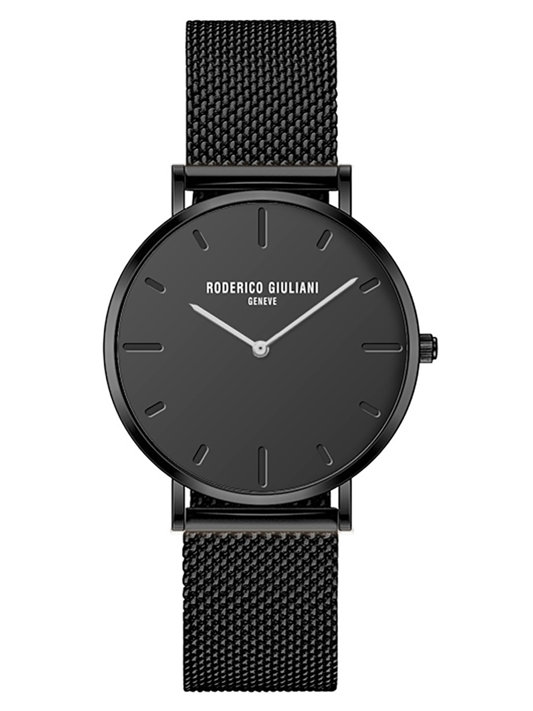 

RODERICO GIULIANI Unisex Black Dial & Black Stainless Steel Analogue Watch RG-MMSA76000002