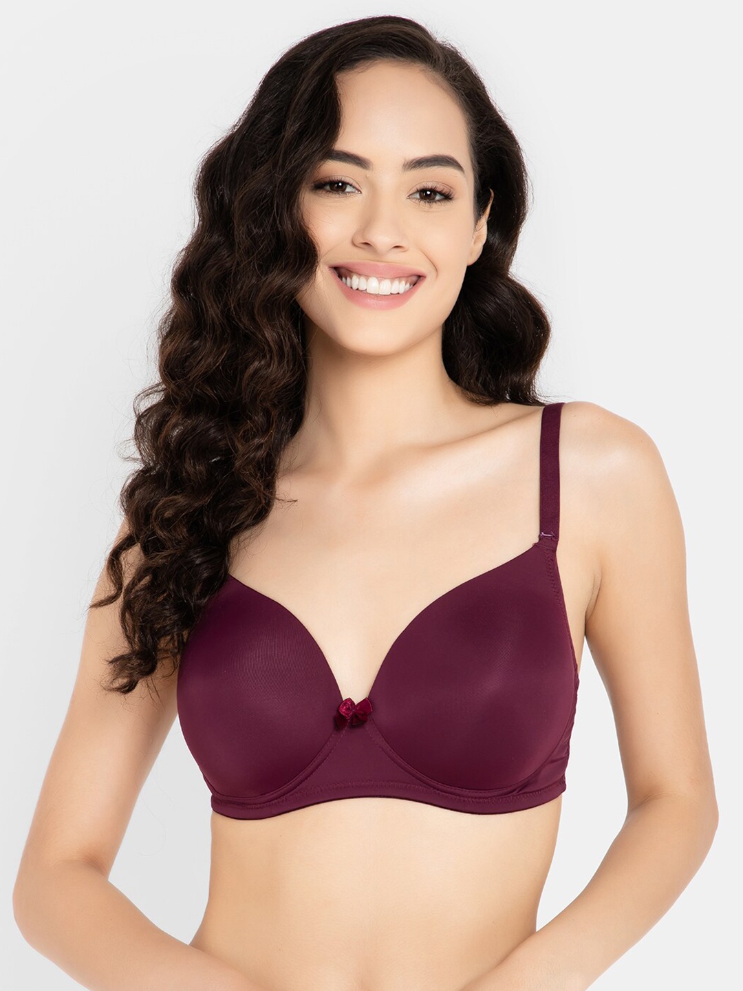 

Clovia Purple T-shirt Bra - Lightly Padded