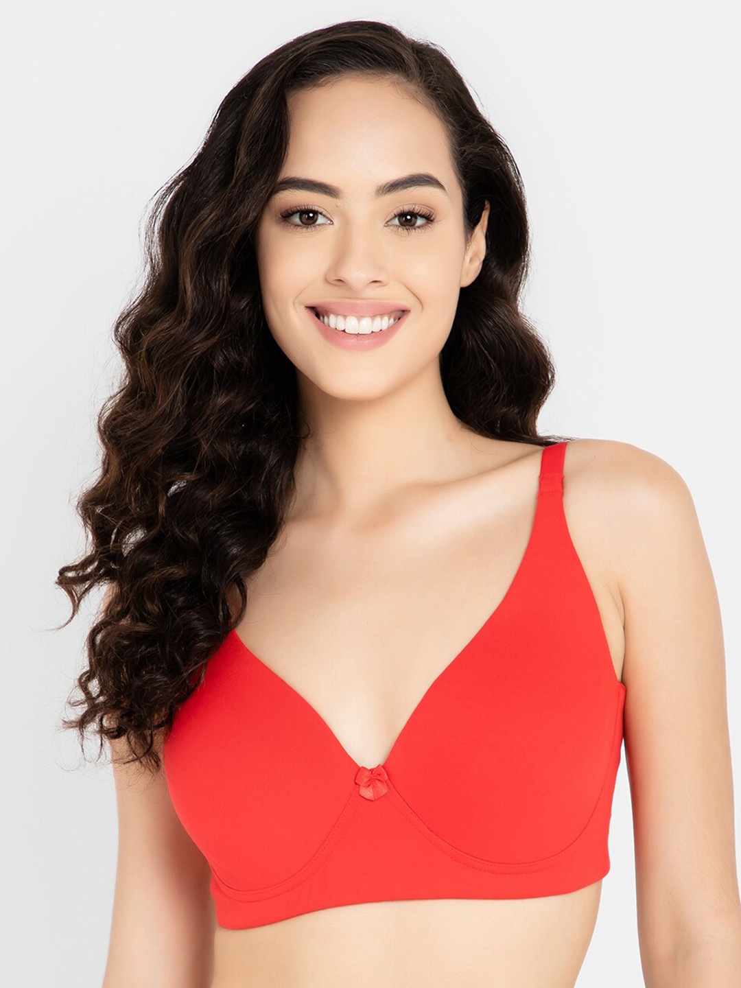 

Clovia Women Red Bra Lightly Padded