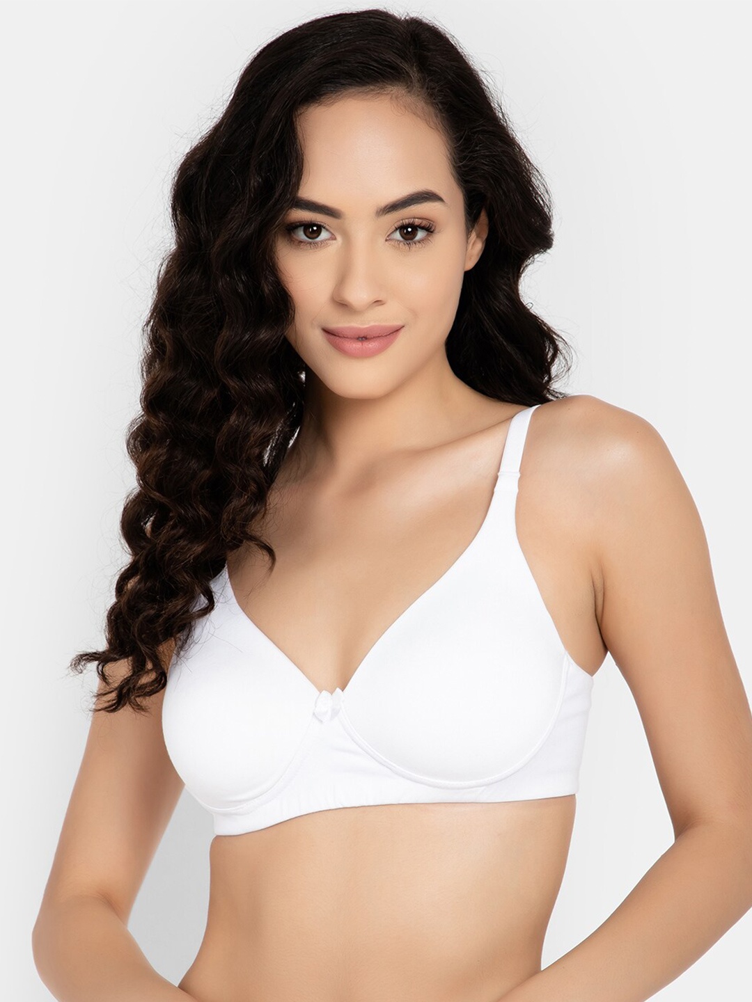 

Clovia White Bra Lightly Cotton Padded