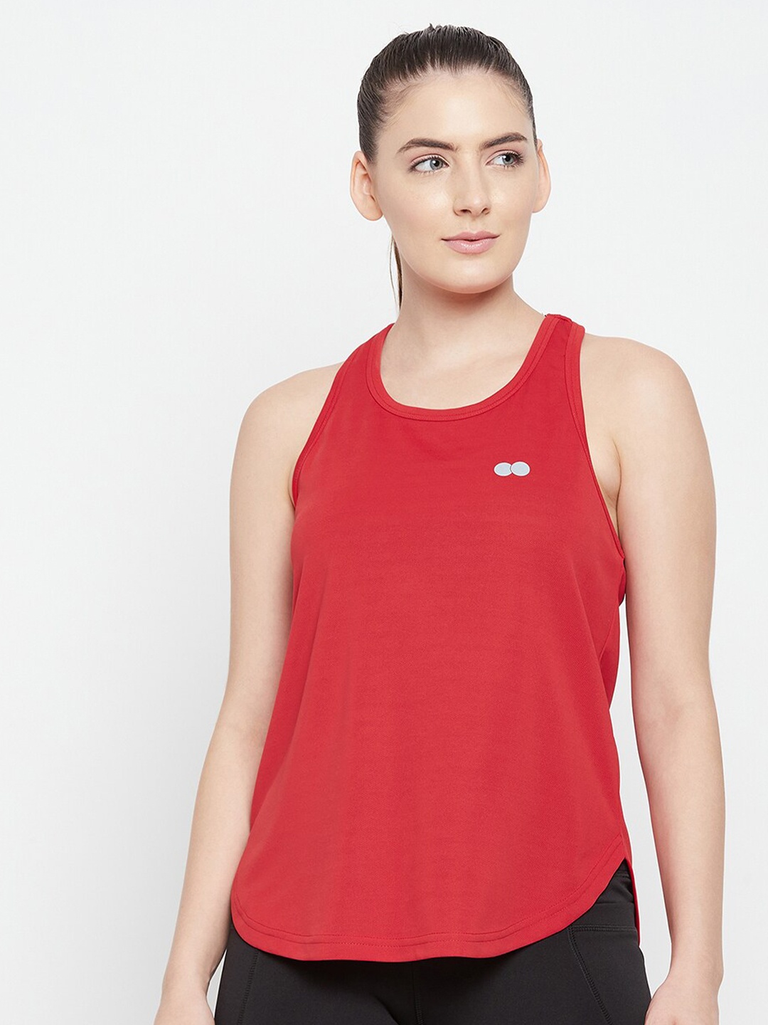 

Clovia Women Red T-shirt