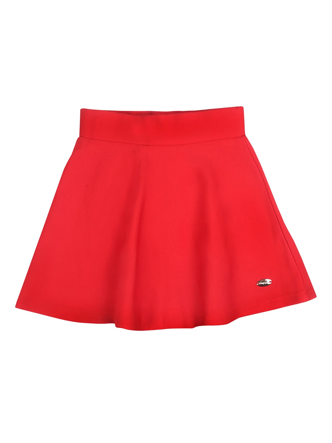 

Tiny Girl Girls Red Solid A-Line Skater Mini Skirts