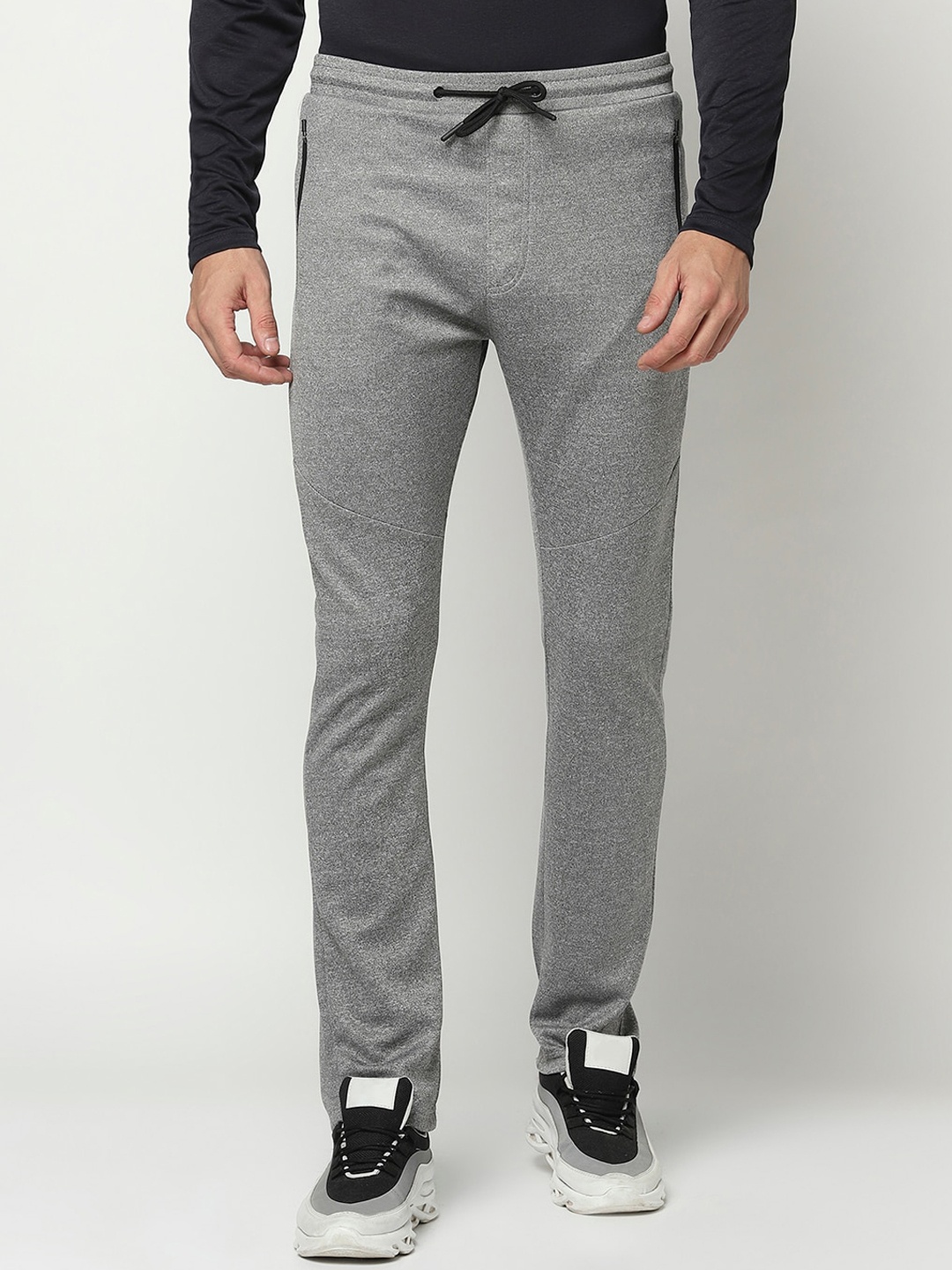

Crimsoune Club Men Solid Grey Track Pants