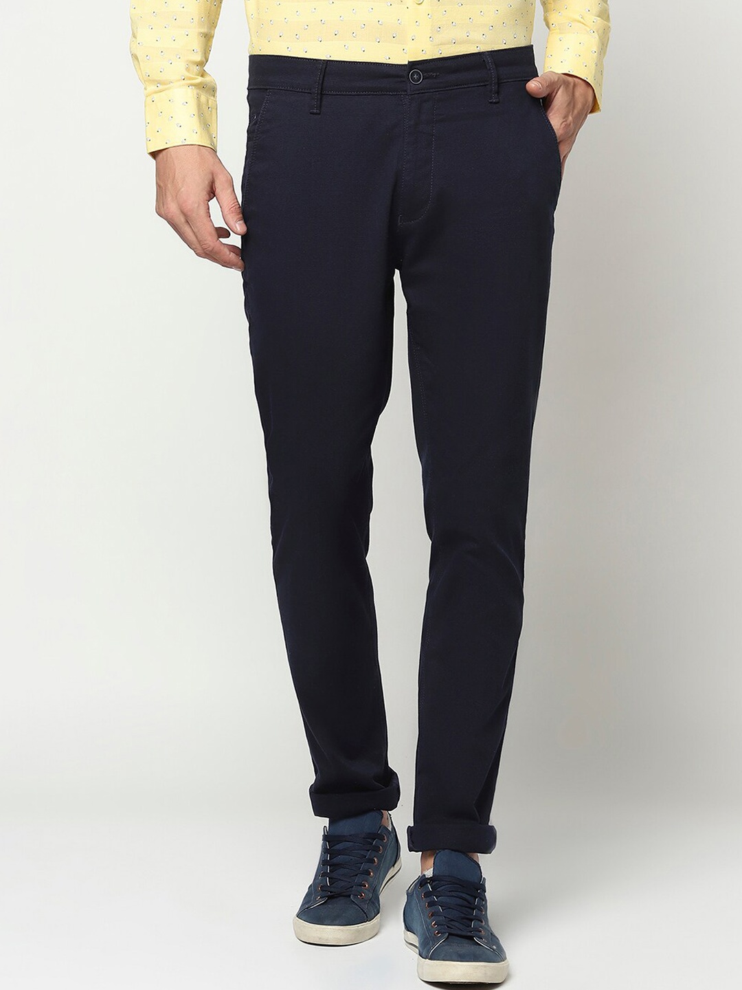 

Crimsoune Club Men Urban Slim Fit Trousers, Navy blue