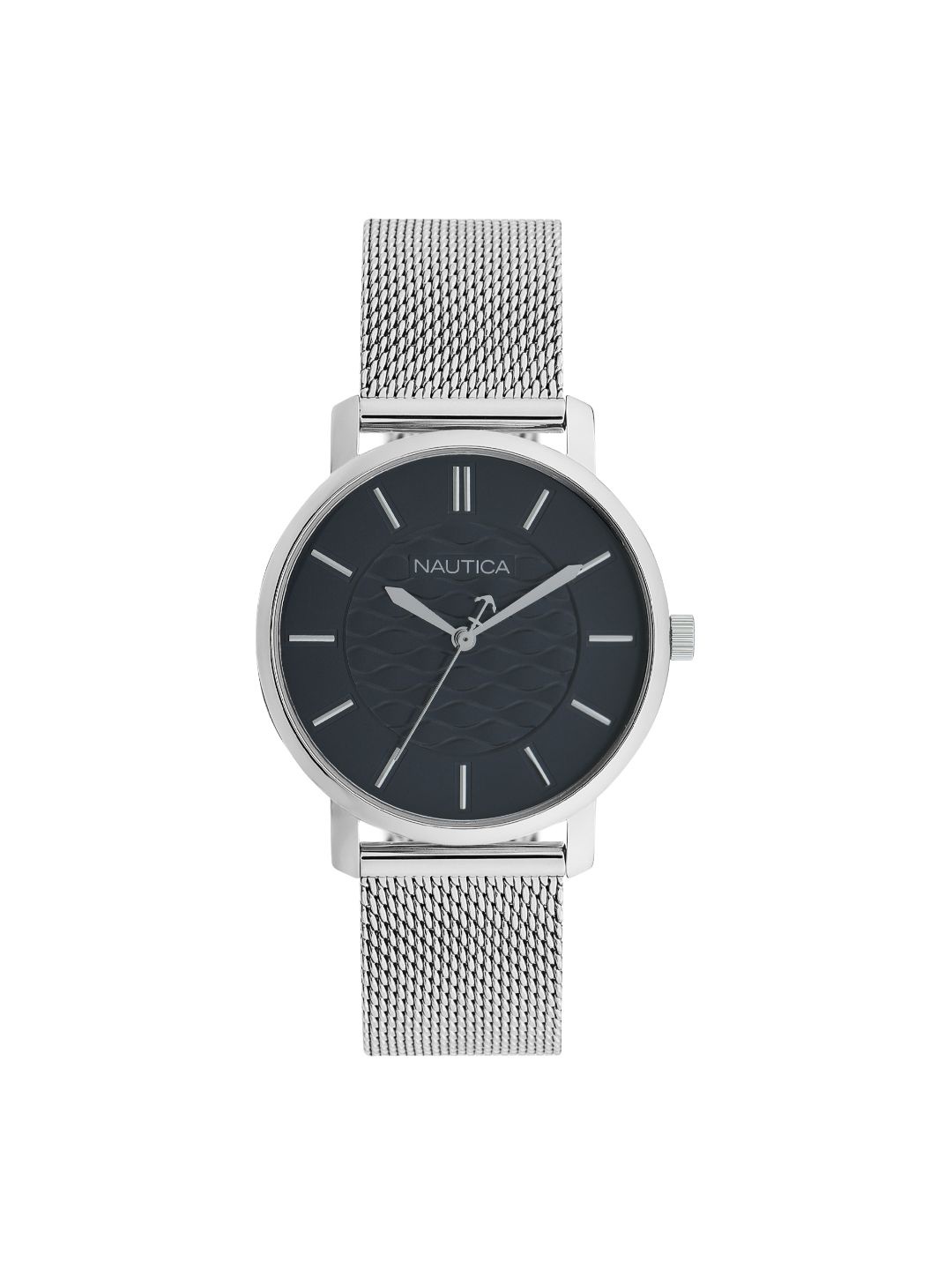 

Nautica Men White Brass Dial Bracelet Style Straps Analogue Watch NAPCGP907, Blue