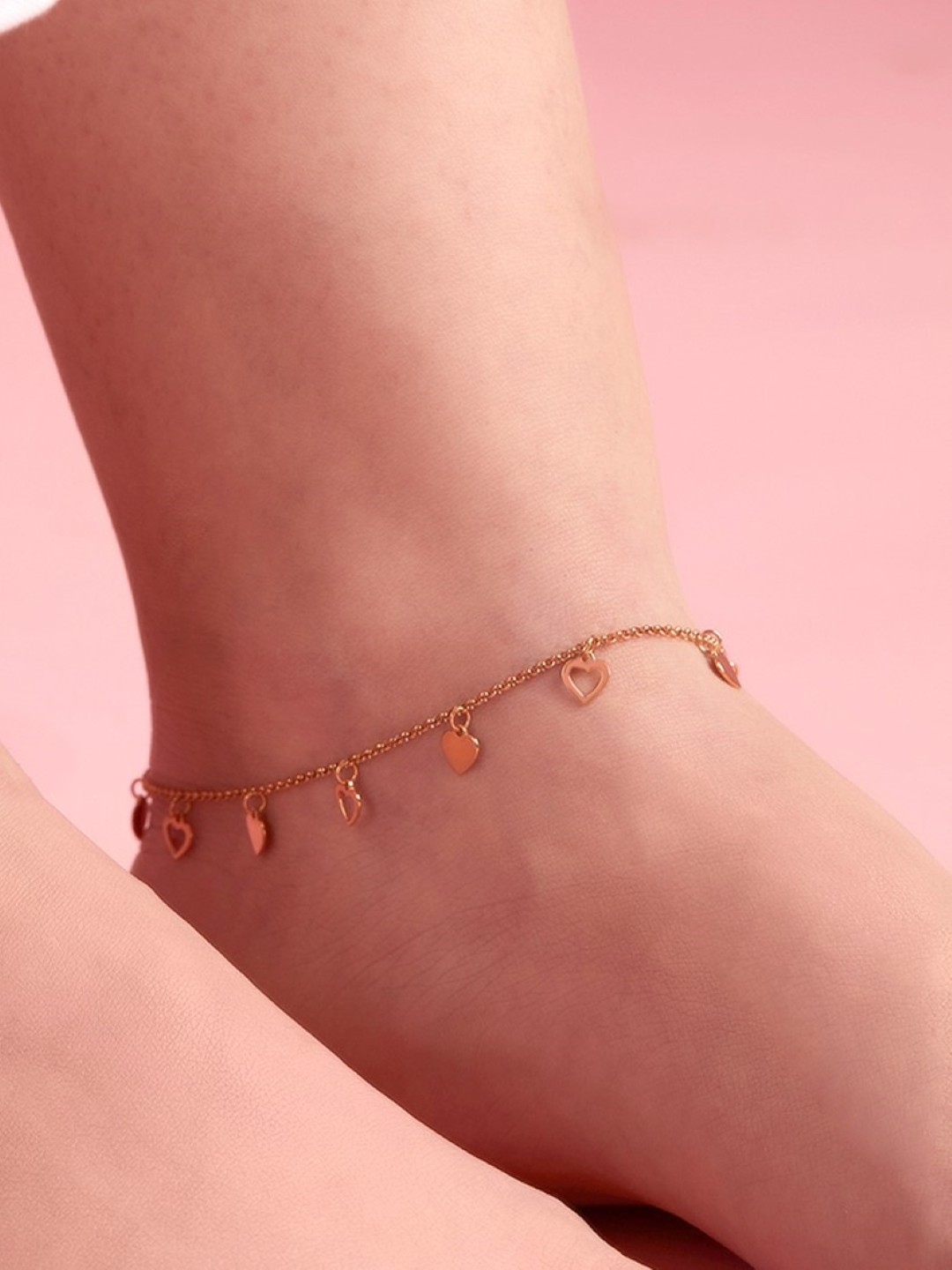

Zavya Women 925 Sterling Silver Anklet, Gold