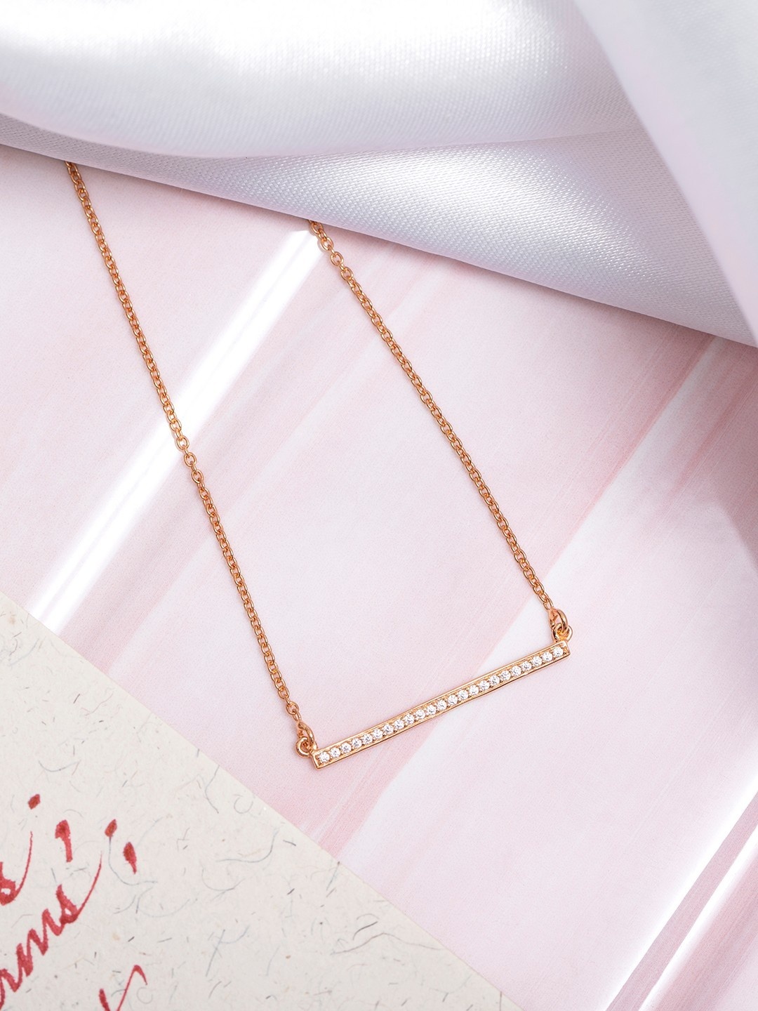 

Zavya Rose Gold Sterling Silver Rose Gold-Plated Chain