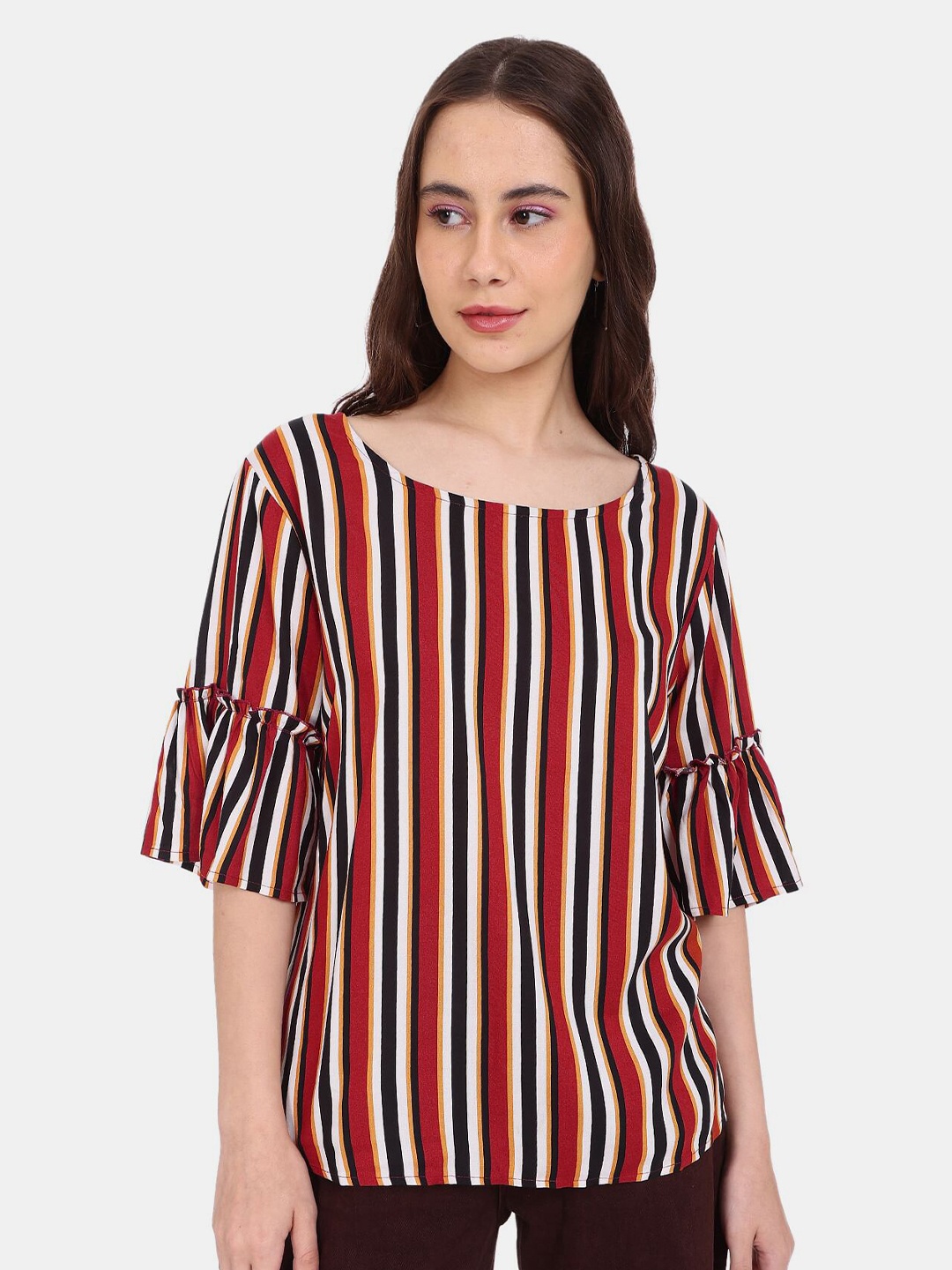 

Sugr Multicoloured Striped Top, Multi