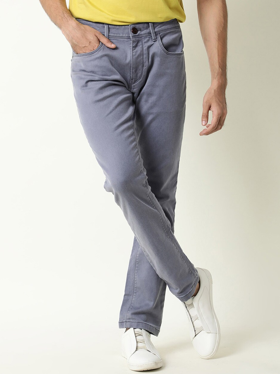 

RARE RABBIT Men Vigo Slim Fit Jeans, Grey