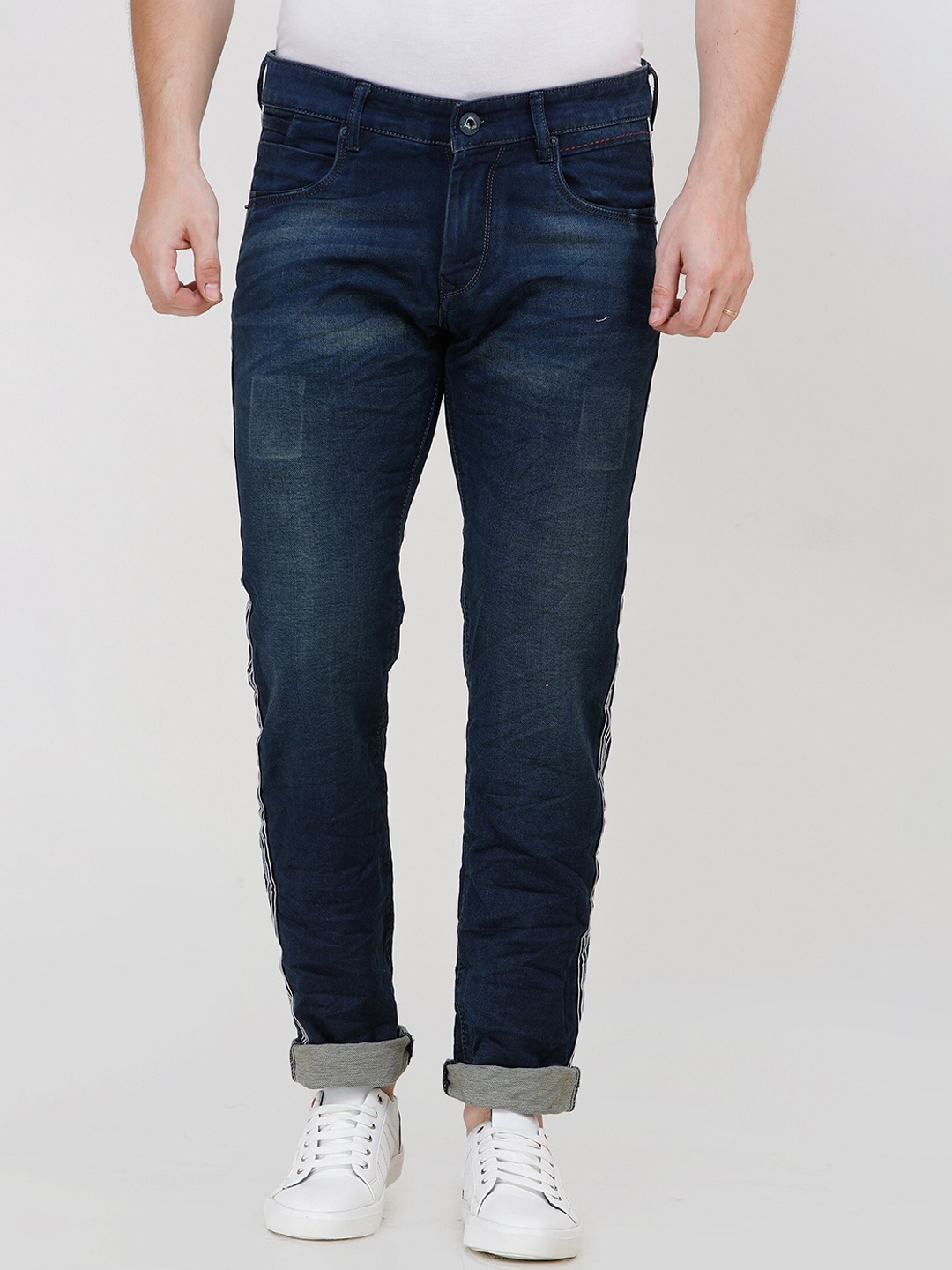 

COLVYNHARRIS JEANS Men Blue Light Fade Jeans