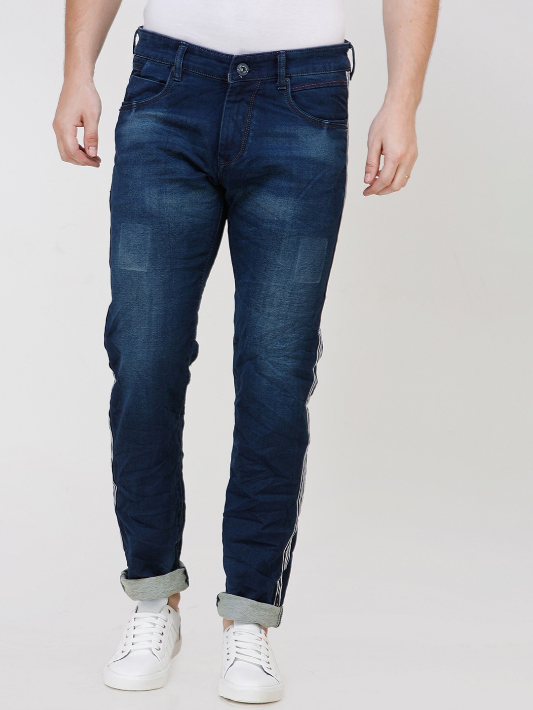 

COLVYNHARRIS JEANS Men Blue Light Fade Jeans