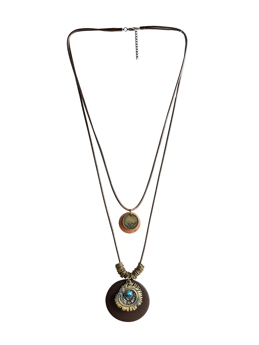 

EL REGALO Women Gold-Toned & White Antique Necklace