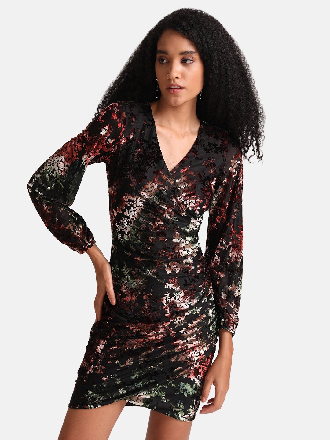 

Kazo Black Floral Dress