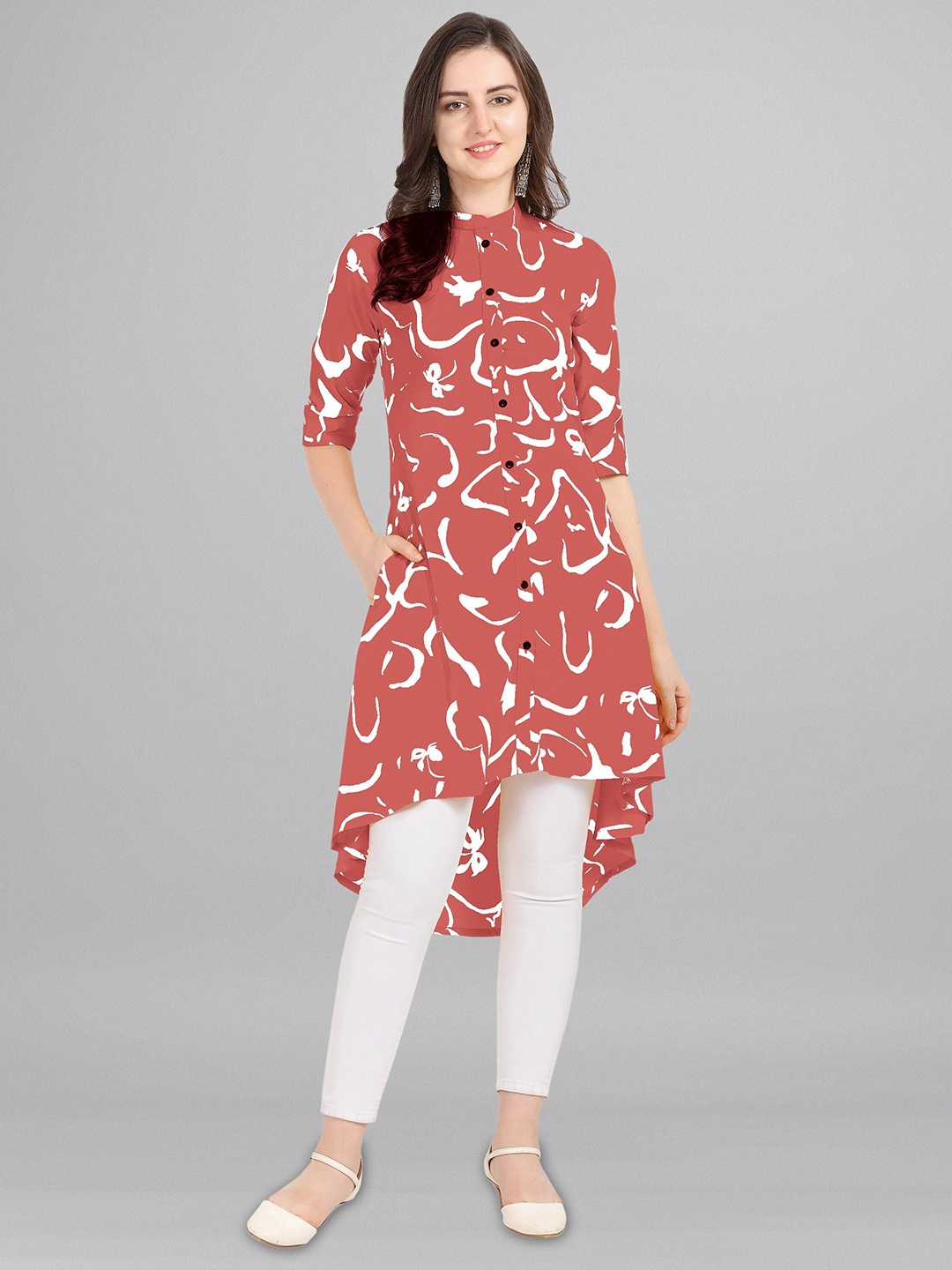 

Fashfun Pink Printed Kurti