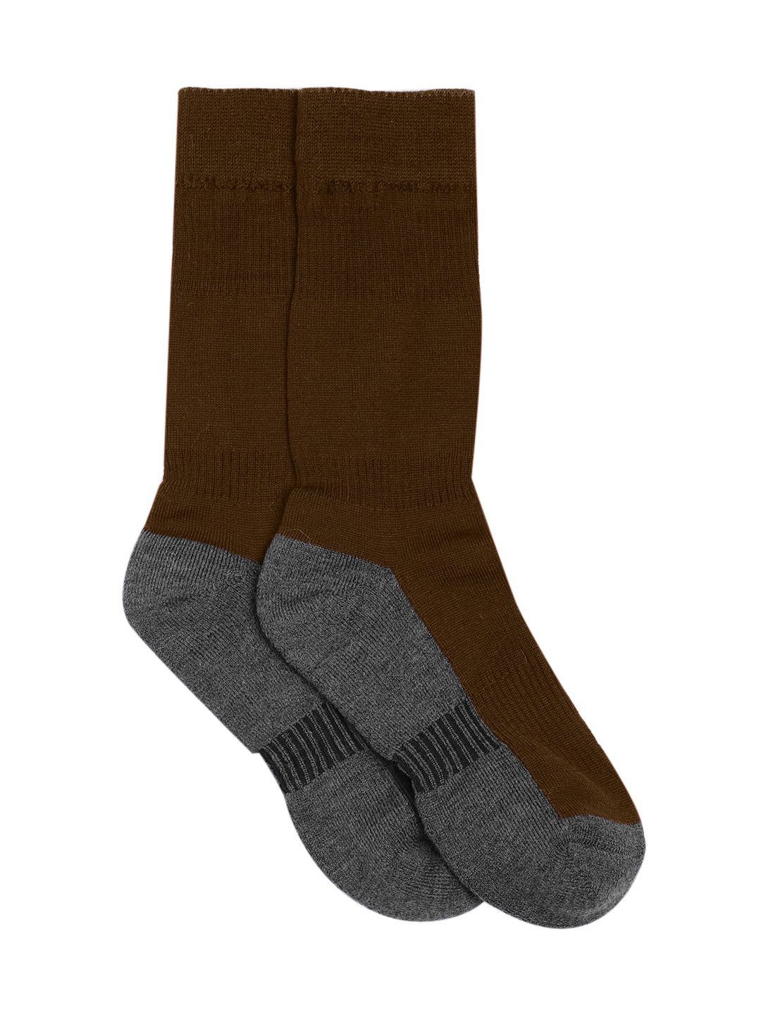 

Kosha Men Brown & Grey Merino Wool Warm Technical Socks