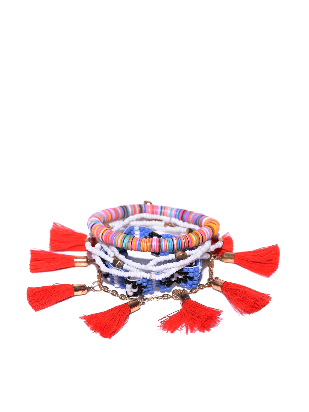 

Blueberry Set of 7 Bracelets, Multi