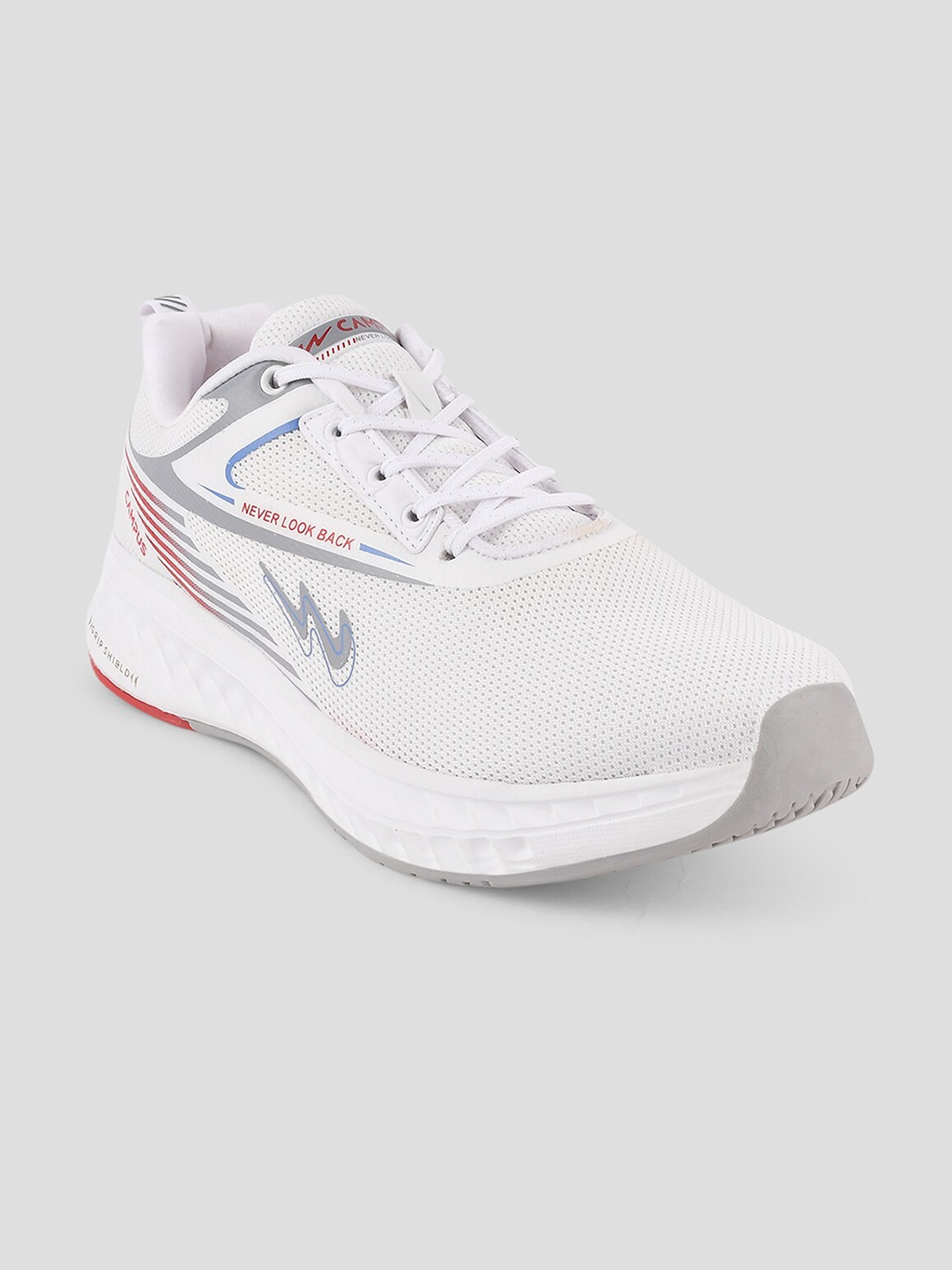 

Campus Men White Mesh Running Shoes
