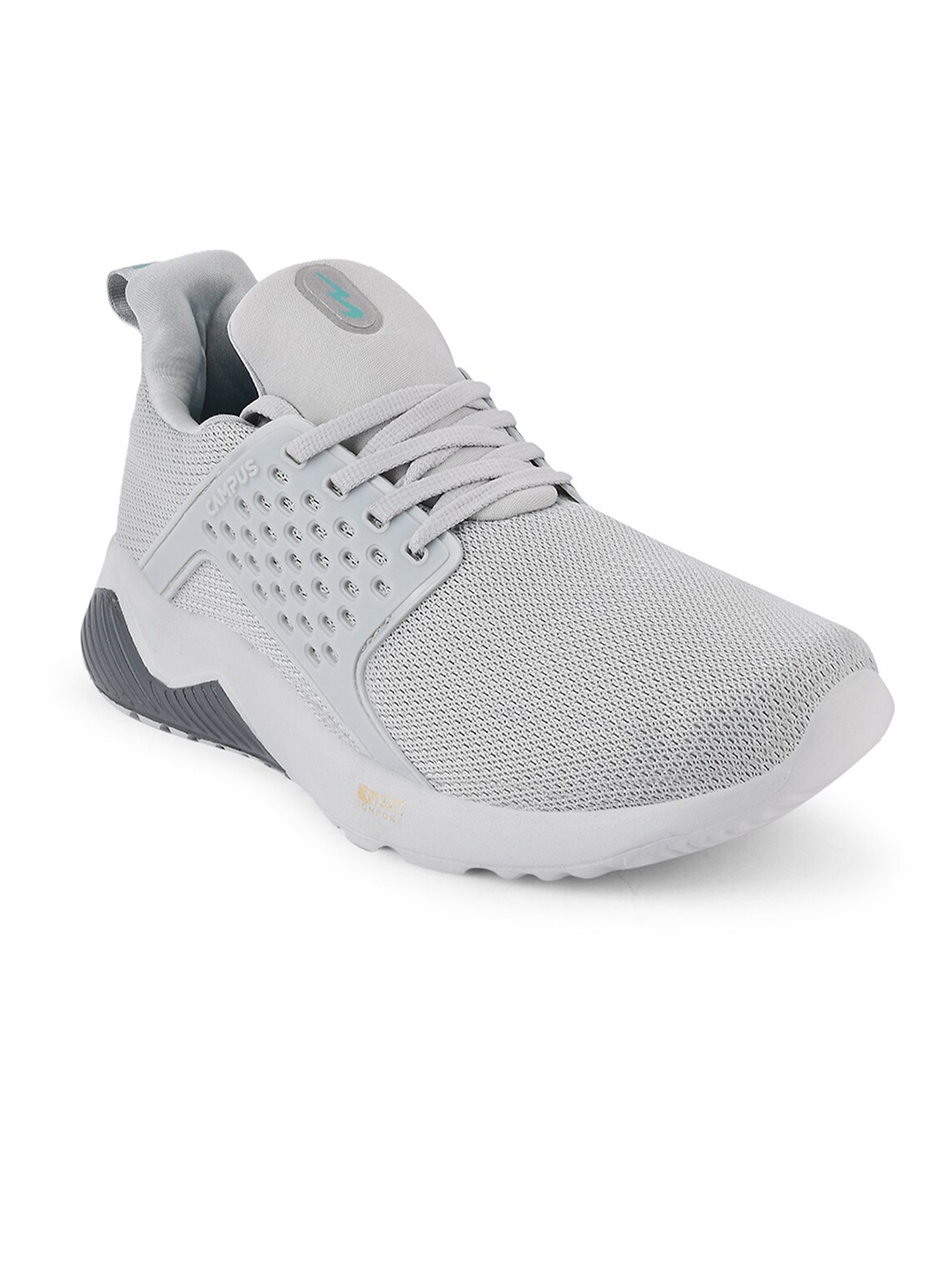 

Campus Men Grey Mesh Running Shoes