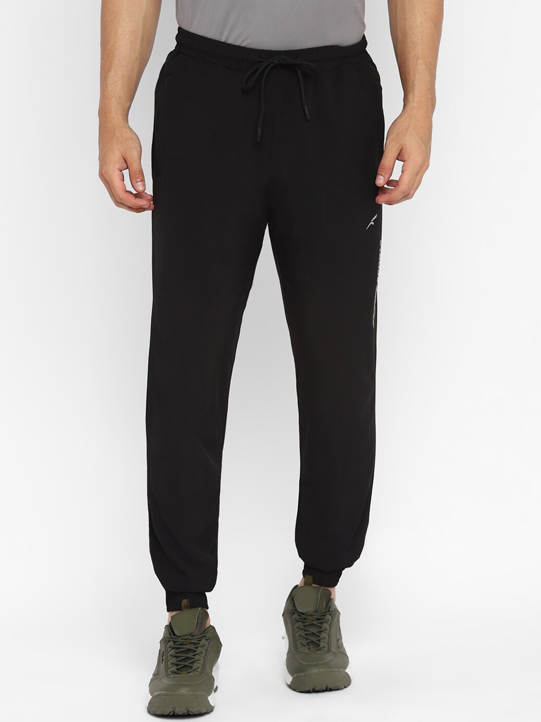 

FURO by Red Chief Men Black Solid Joggers