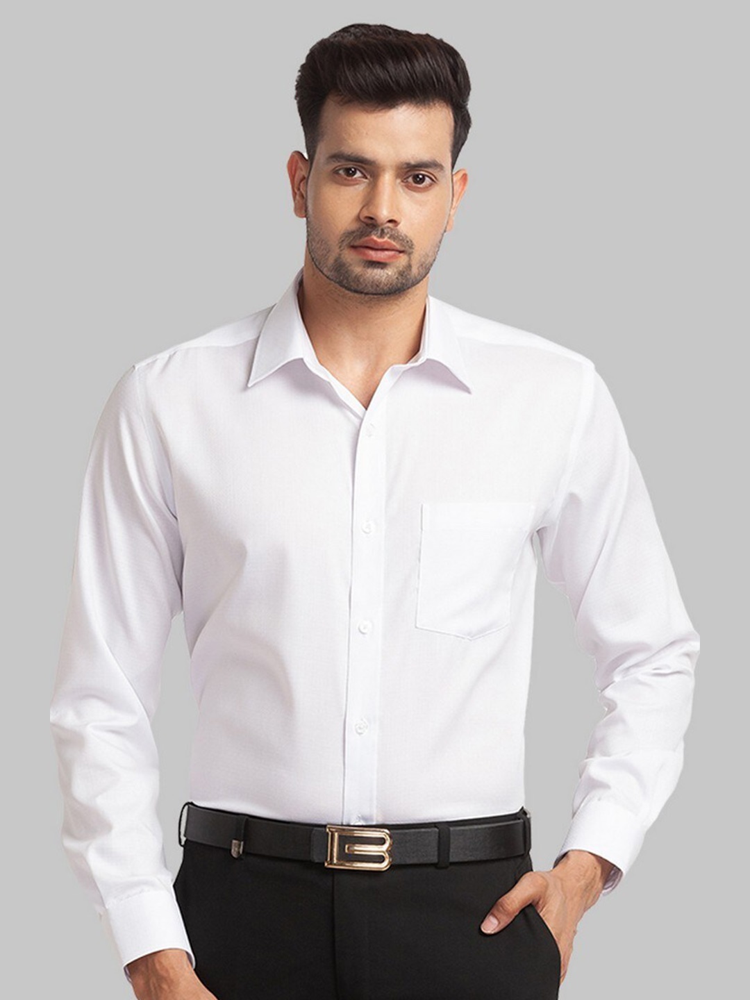

Park Avenue Men White Formal Shirt