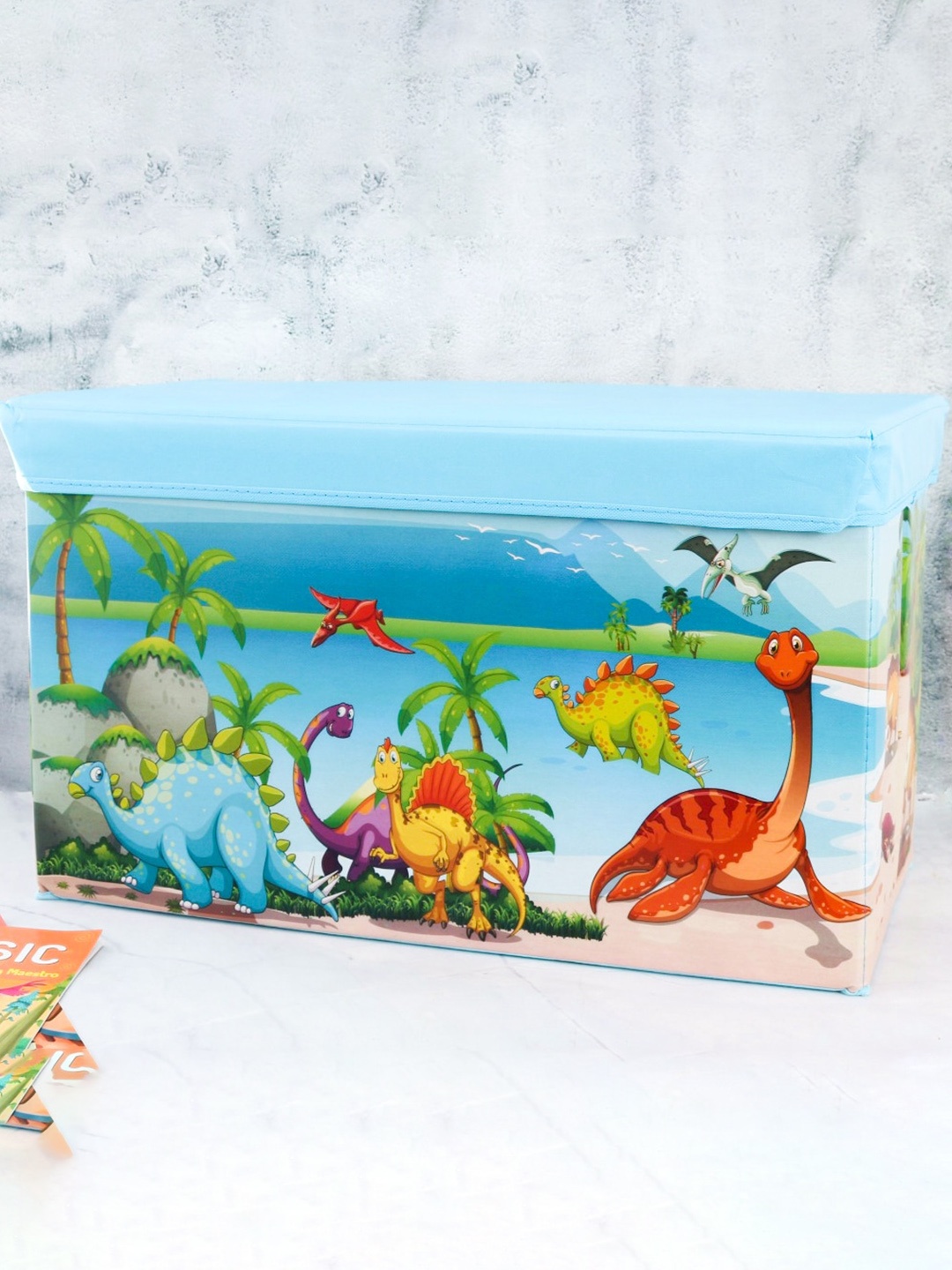 

Yellow Bee Kids Blue & White Printed Wardrobe Organisers